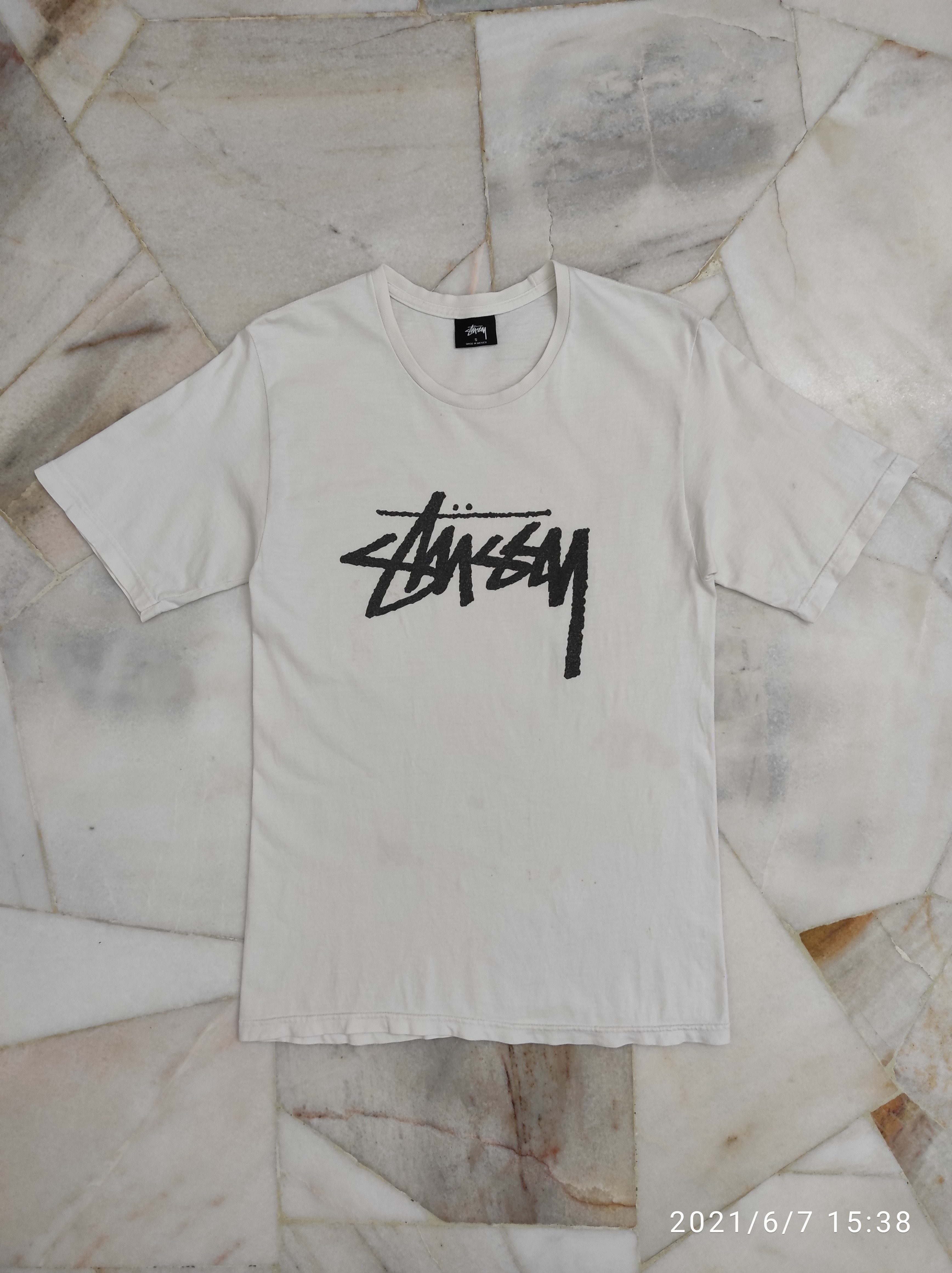 Vintage Stussy signature spell out tee - 1