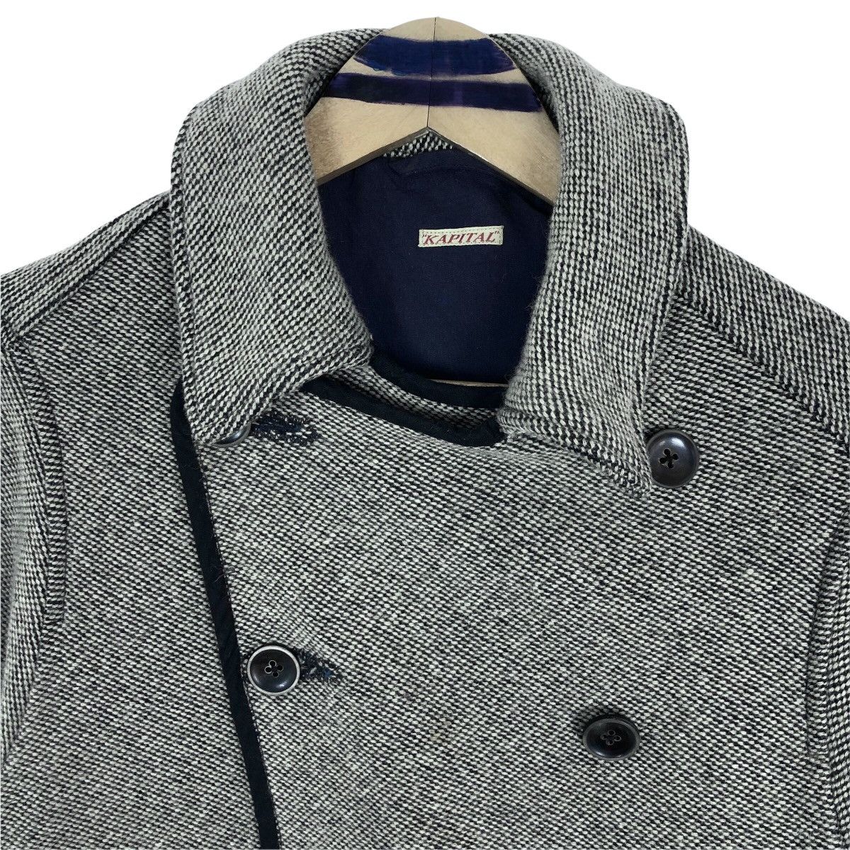 Vintage Kapital Wool Peacoat Double Breasted Japanese Brand - 2