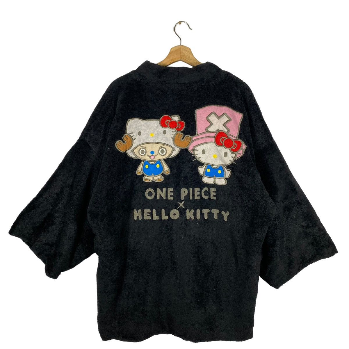 Vintage One Piece X Hello Kitty Fleece Kimono - 1