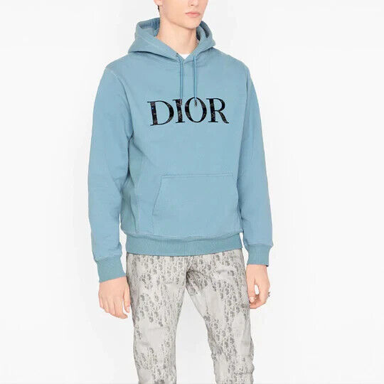Brand New Dior x Peter Doig Hooded Drawstring Sweater with Embroidery Logo S - 16