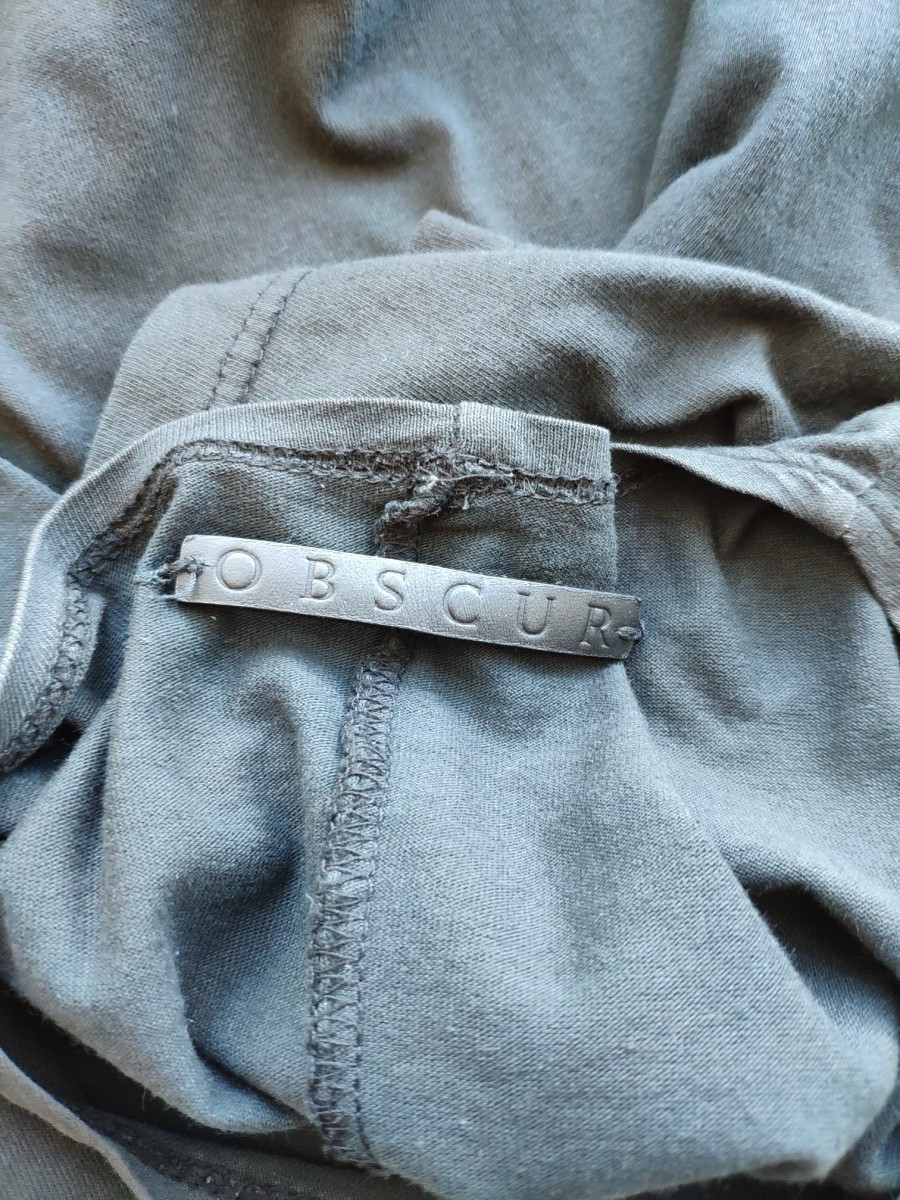 Obscur - SS12 long FRONT CUT tee.Like Ann Demeulemeester - 4