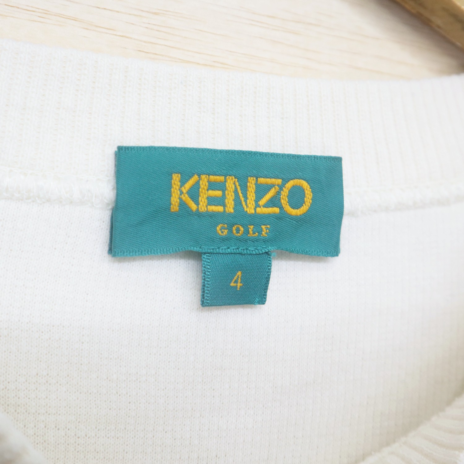 Vintage 90s KENZO GOLF Big Logo Embroidered Sweater Sweatshirt Pullover Jumper - 3