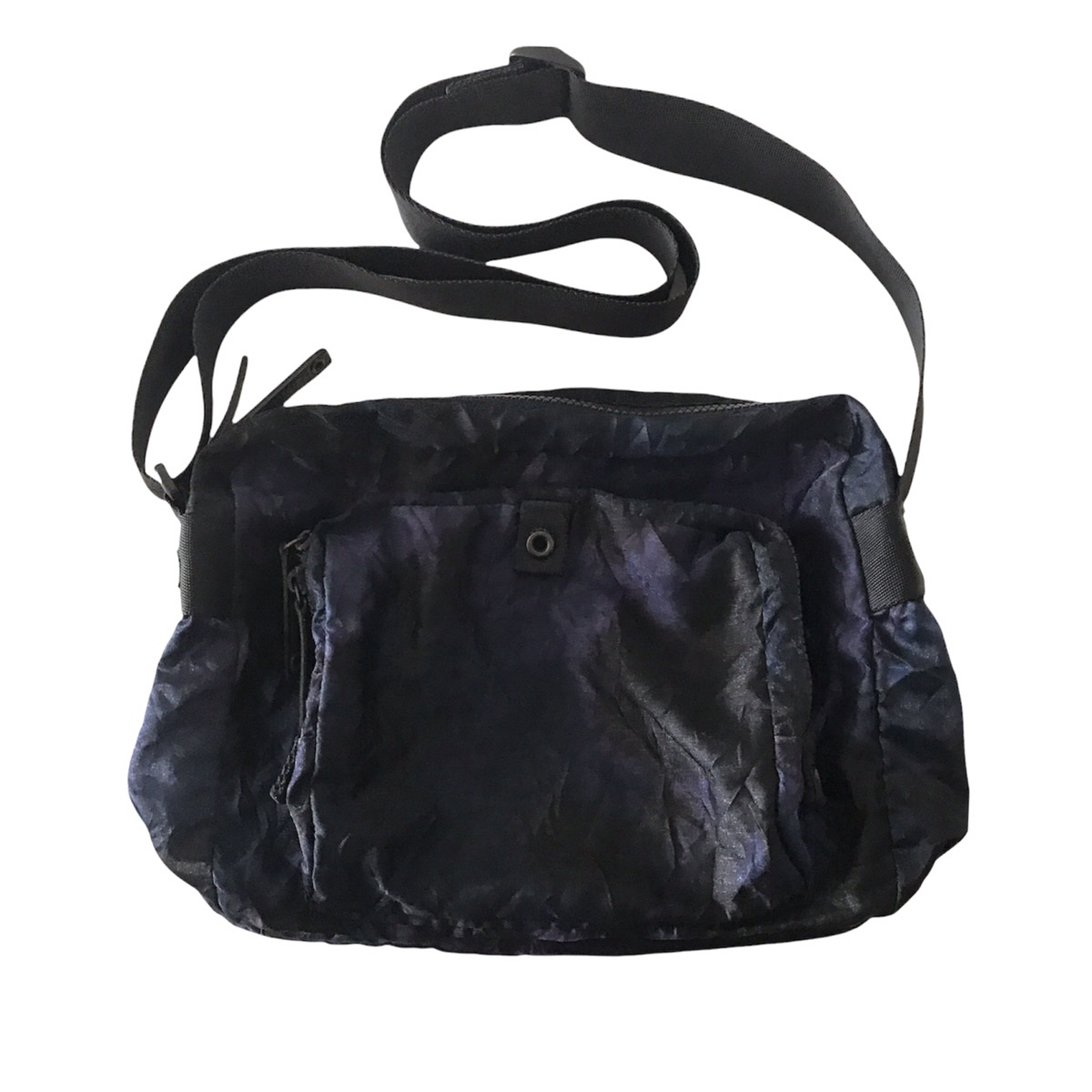Yohji Yamamoto 2 Way Medicine leather messenger bag - Black