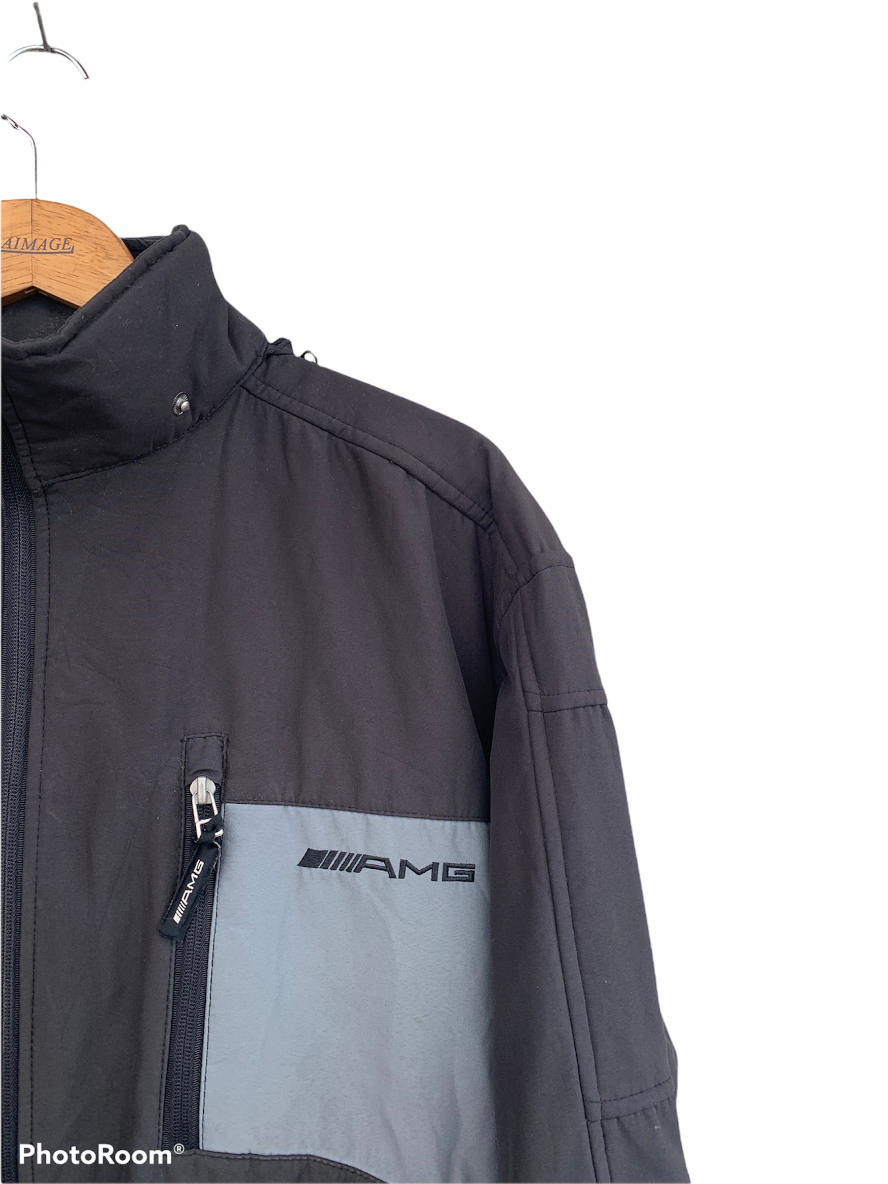 Racing - Vintage AMG Mercedes Hoodie Jacket - 1