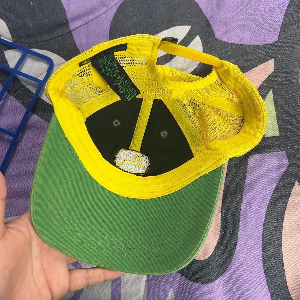 John Deere  Yellow and Green Trucker hat snap back - 5