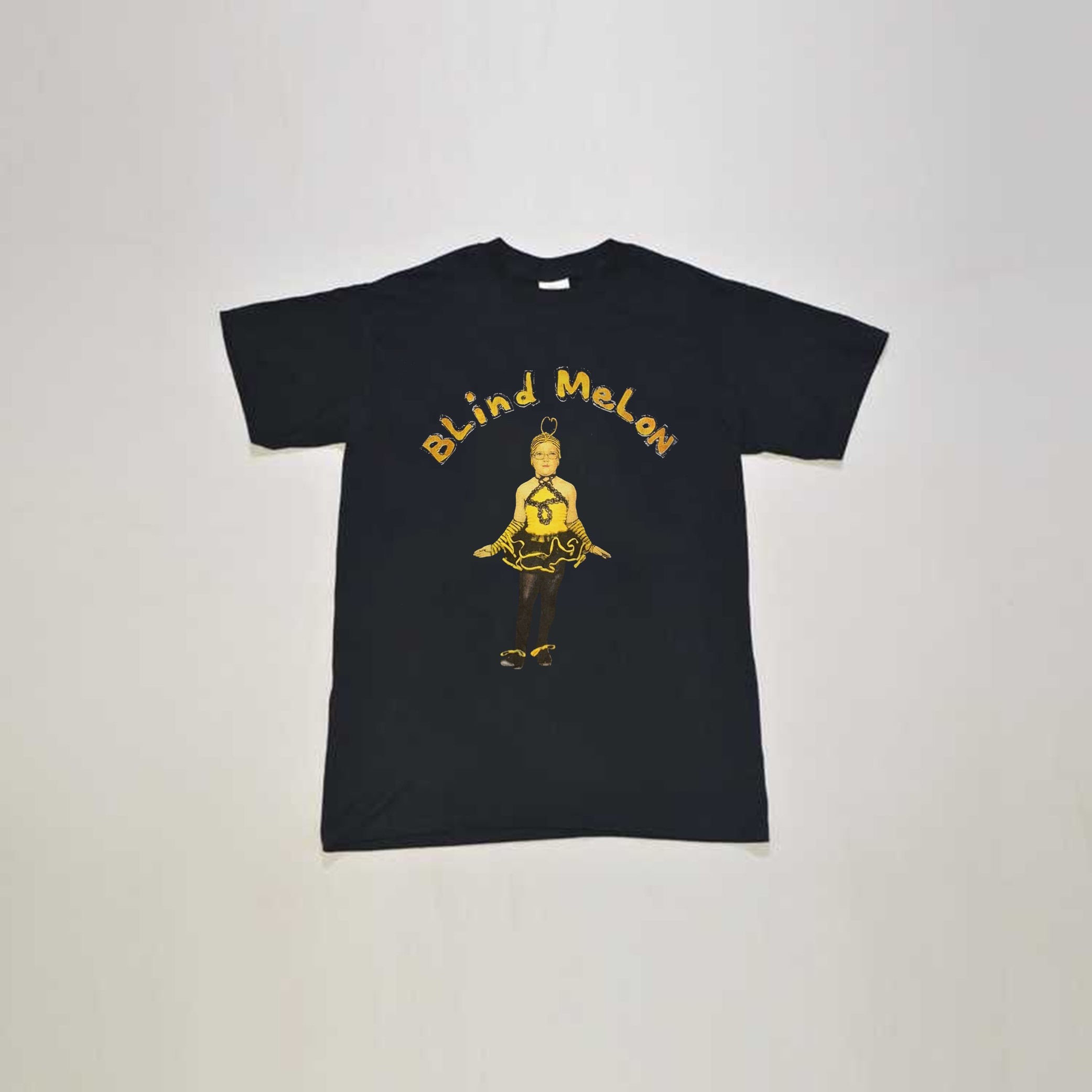 Blind Melon Band T-Shirt Tour Promo Band Black Tee Rock - 1