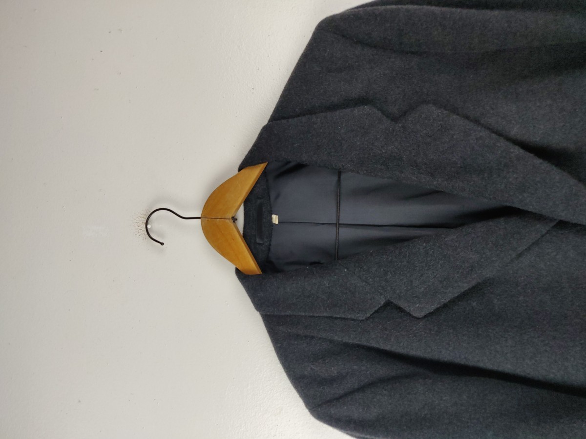 Vintage - YSL Diffusion Hommes Long Coat Wool Overcoat - 3