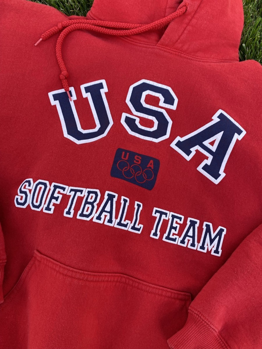 Usa Olympics - USA Softball Olympics Hoodie - 3