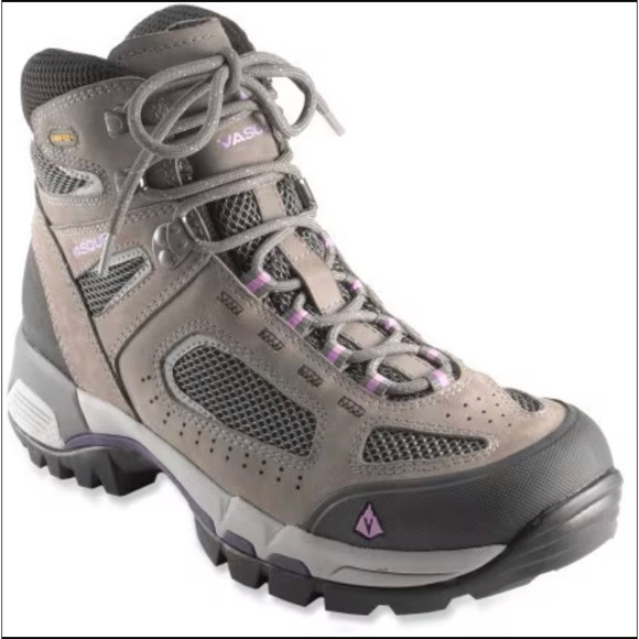 Vasque Breeze 2.0 Mid GTX Hiking Boots Vibram Sole Gargoyle/African Violet 8 - 1
