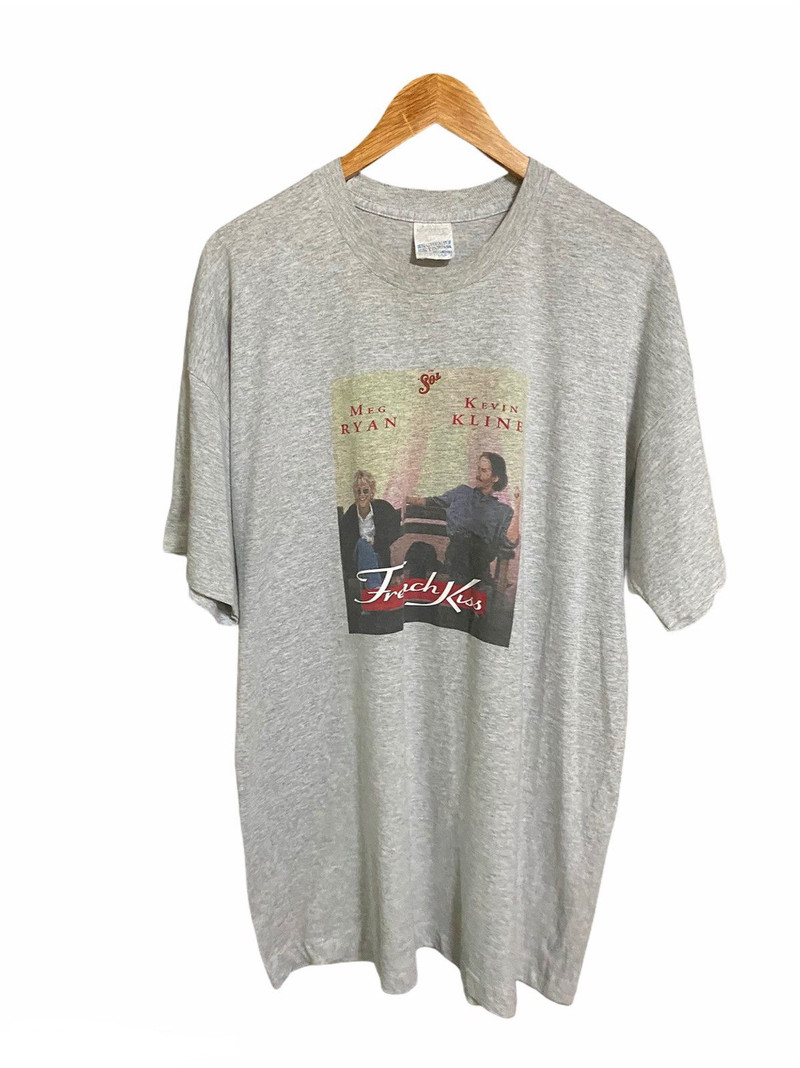 Rare🔥Vintage 90s French Kiss Promo Movie Meg Ryan Tshirt - 1