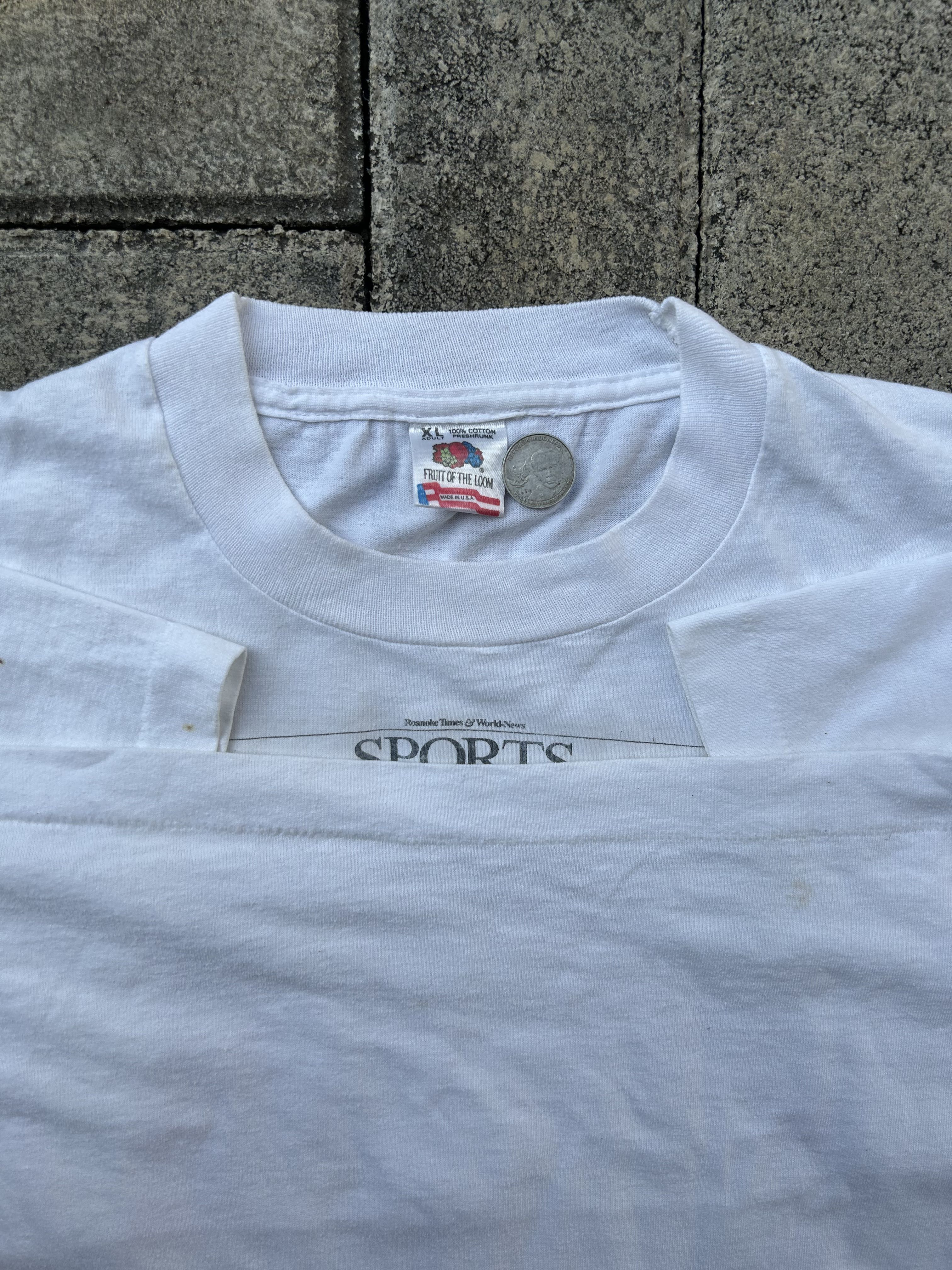 Vintage Patrick Henry Newspaper T-shirt ©️1992 - 7