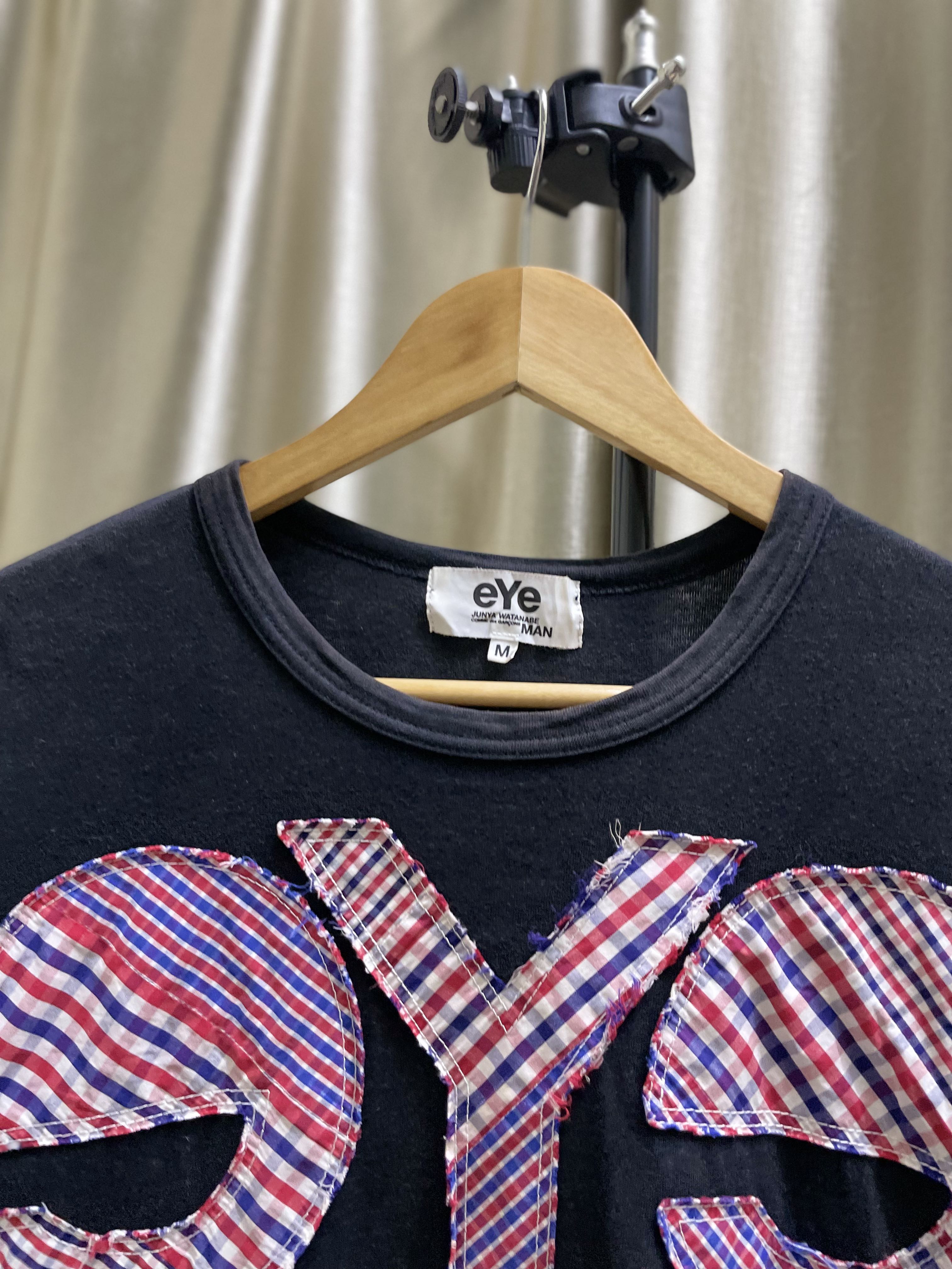 COMME DES CARGONS X JUNYA WATANABE eye PATCHWORK TEE - 3