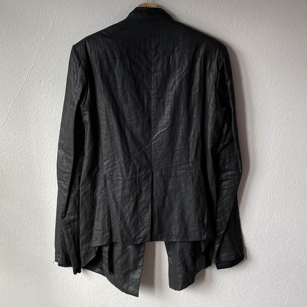 Lost & Found Ria Dunn - Ramie Waxed Car Coat - 7