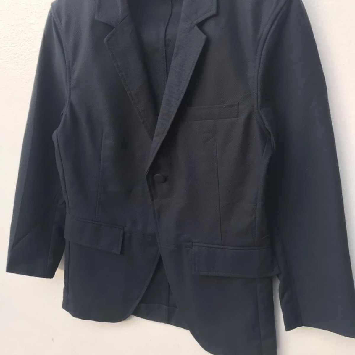 Kris Van Assche - Navy 1button cotton Blazer jacket EU48 Us36 SlimShort - 5