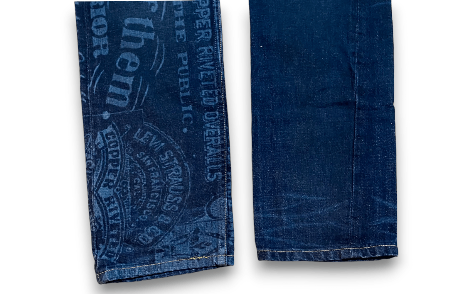 Levis 501 Jeans Denim Big Logo Vintage Rare Men’s W29 L33 - 4