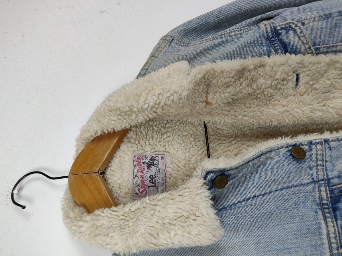Denim Jacket - Sanforized Storm Rider Sherpa Trucker Jacket - 14