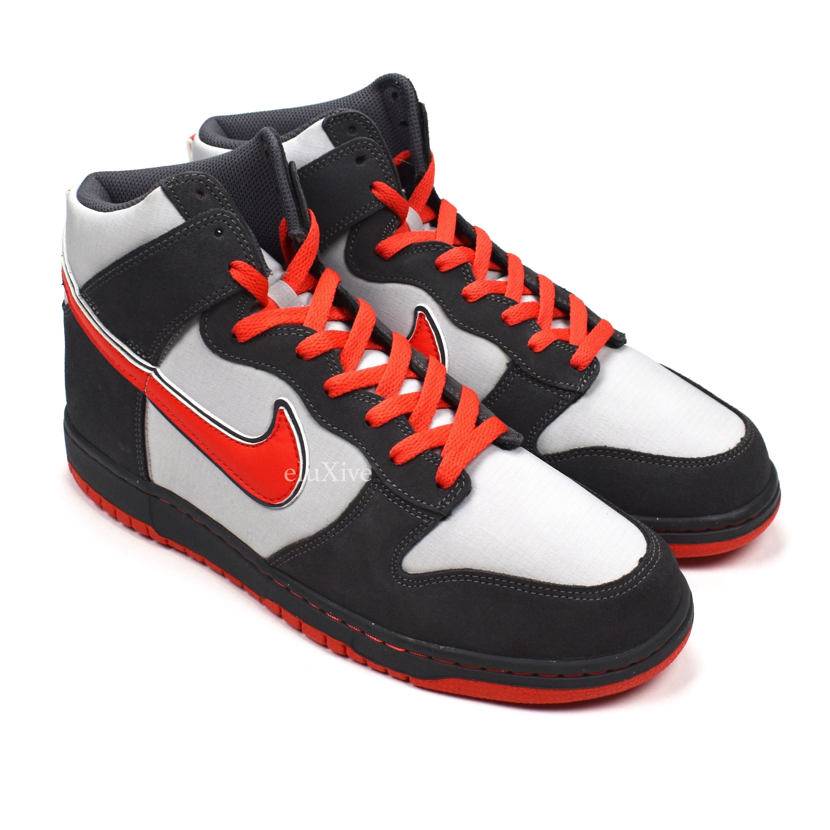 Dunk High 6.0 PRM Gray Max Orange DS - 1