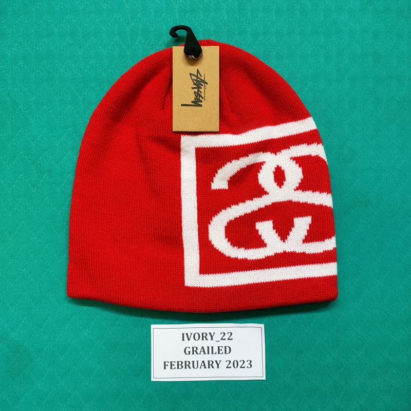 STUSSY DOUBLE S SKULL CAP - 1