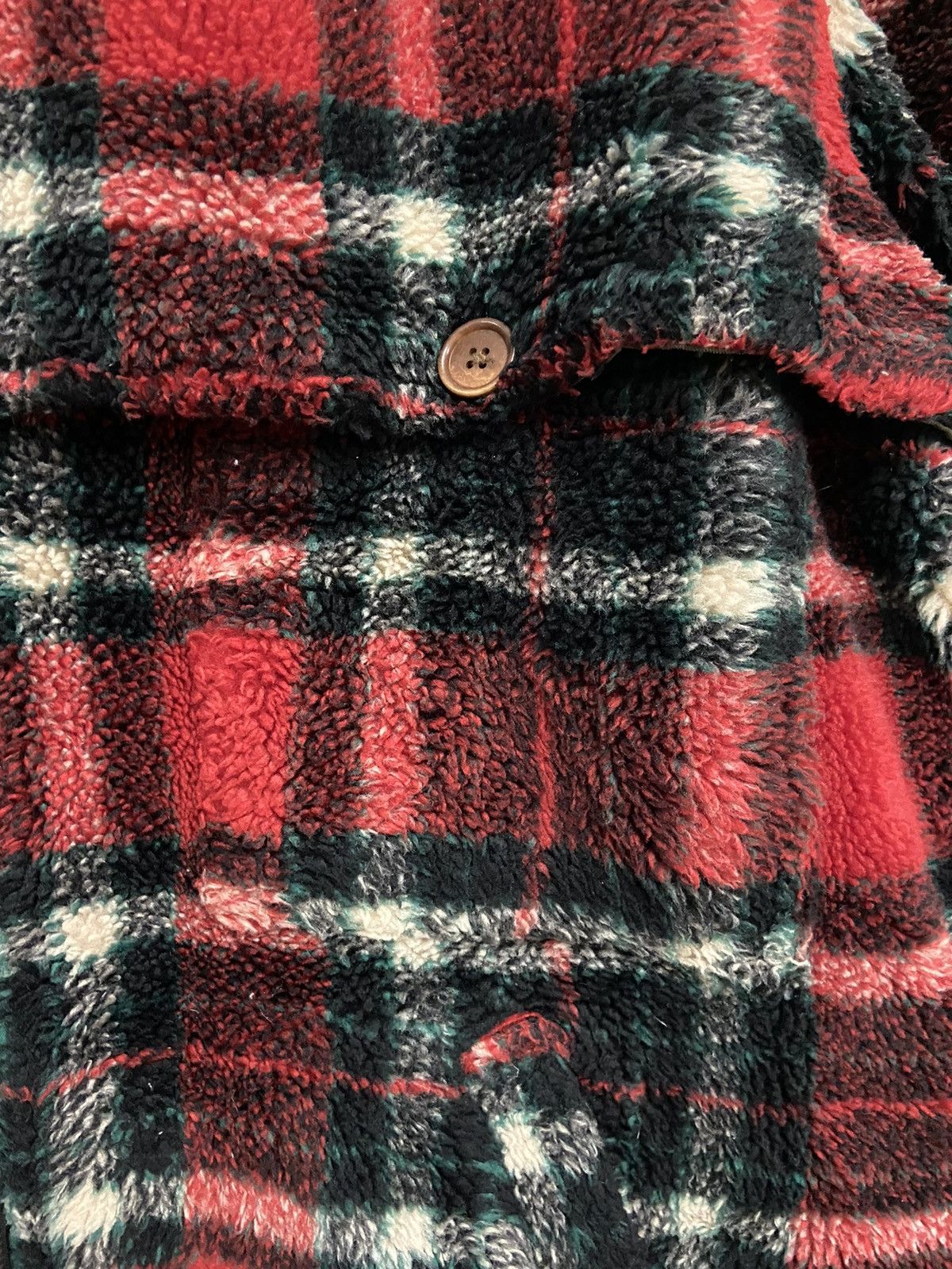 Vintage Polo Ralph Lauren Check Fleece Jacket - 7