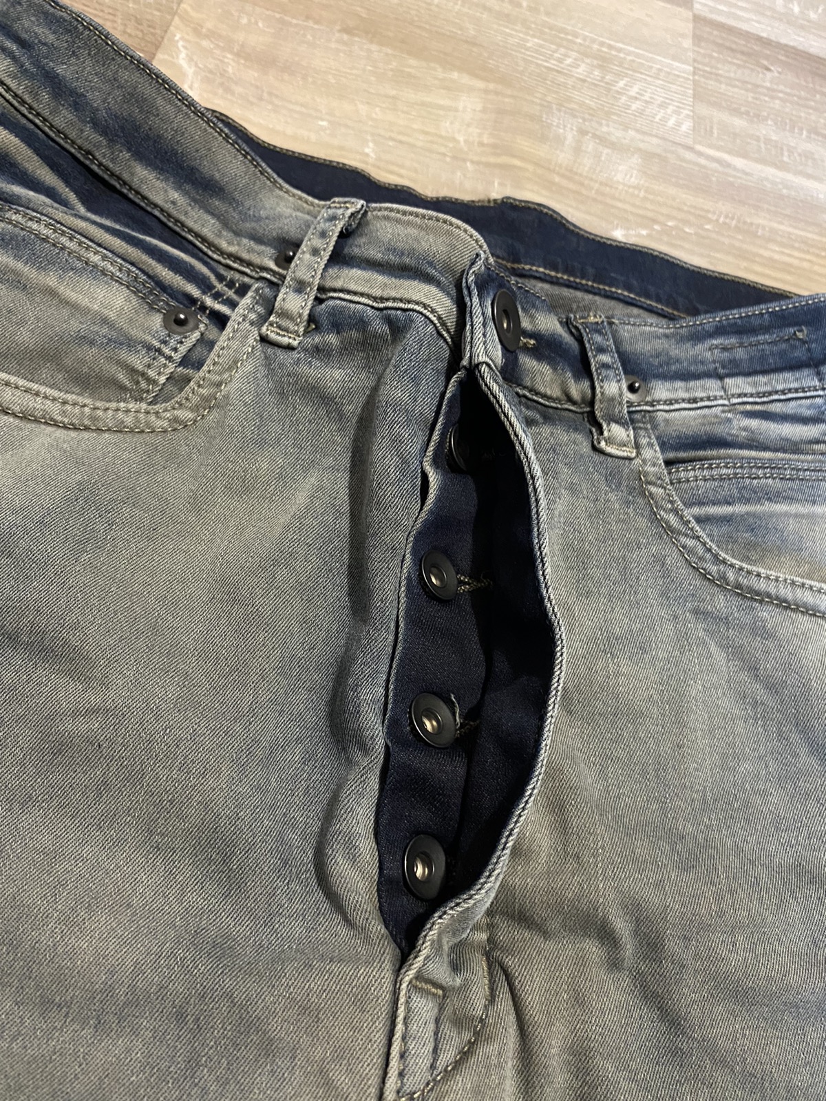 Rick owens jeans DRKSHDW vintage 00s denim torrence croped - 6
