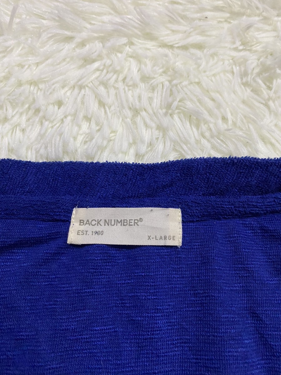 Cardigan - Back Number in Blue - 7