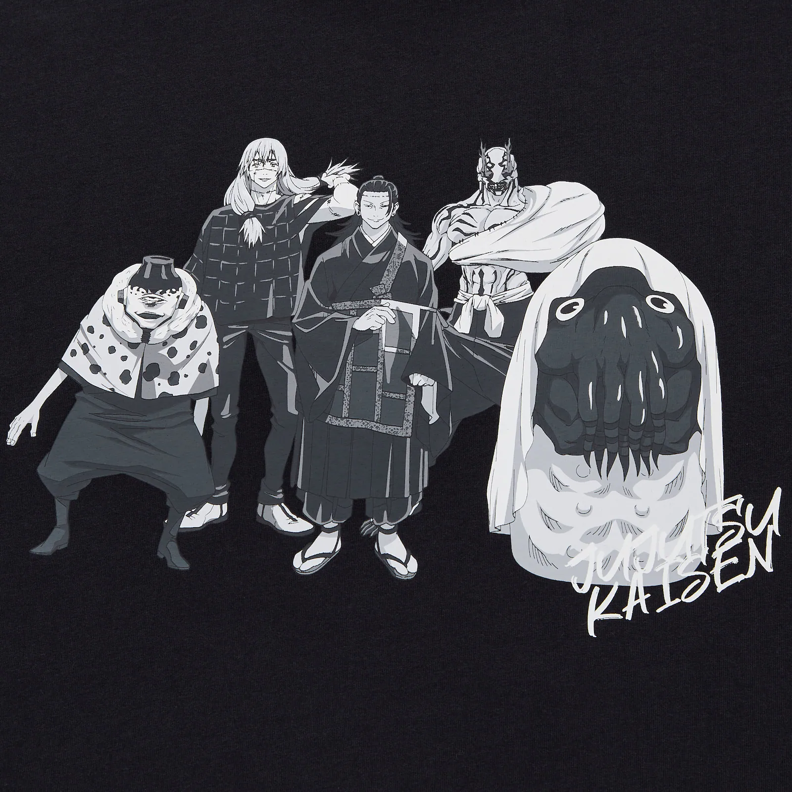 Japanese Brand - JUJUTSU KAISEN Anime Size XL Black No. 2/ CowboyBepop - 4