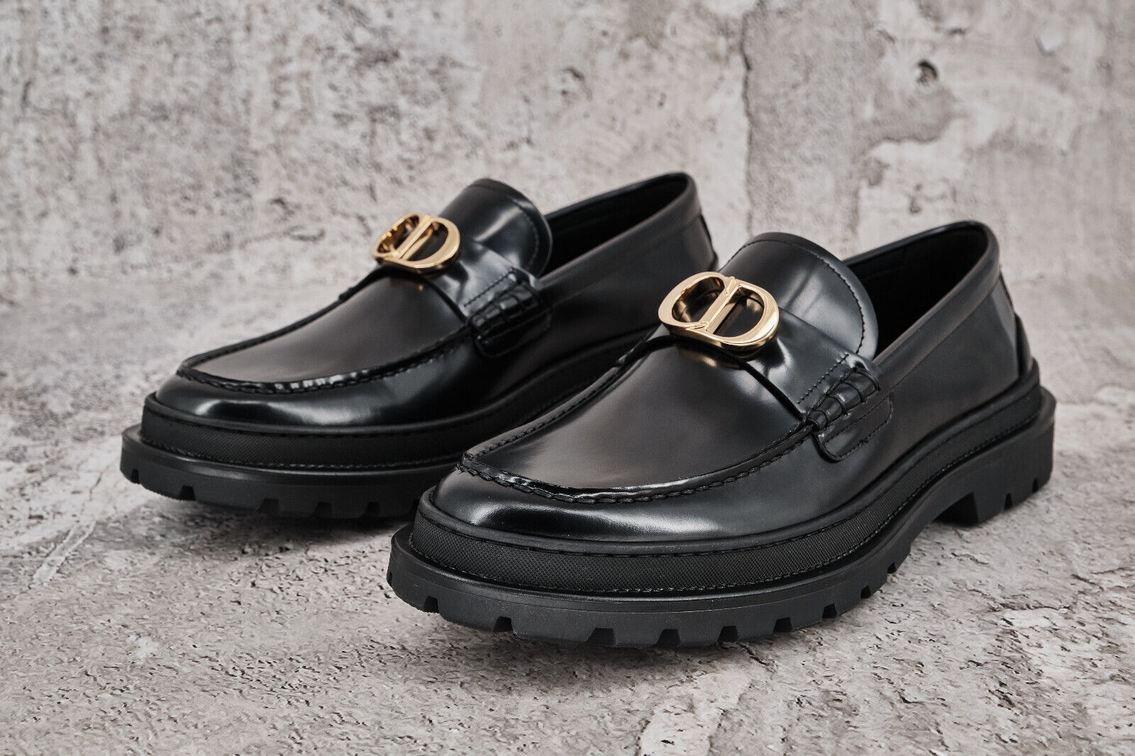 Brand New In Box Dior Explorer Polished Calfskin Loafers, 1050$ - 2