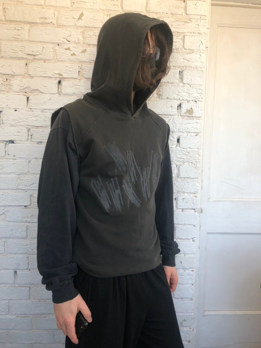 Raf simons SS03 Consumed "Nails" Sleeveless Hoodie - 12