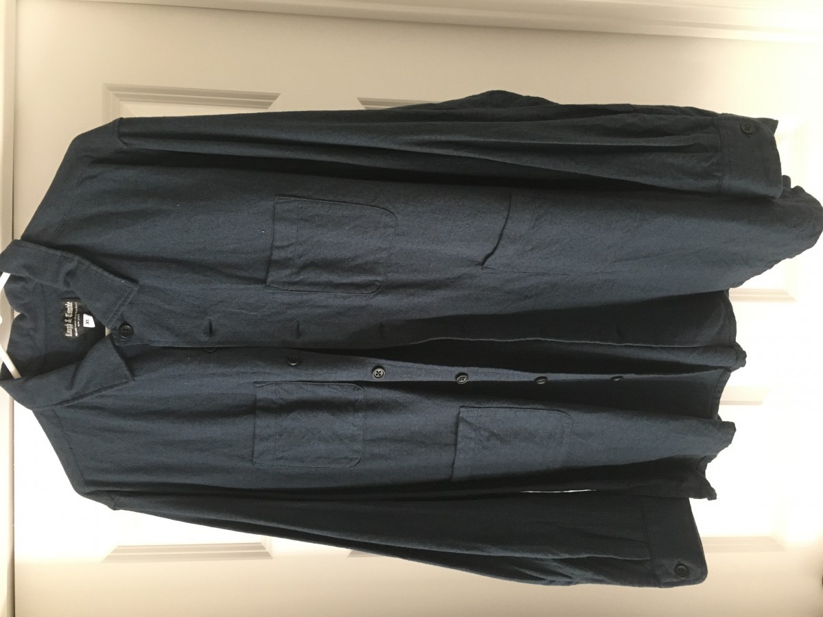 Rough & Tumble - LC Shirt Navy Cotton Melange - 2