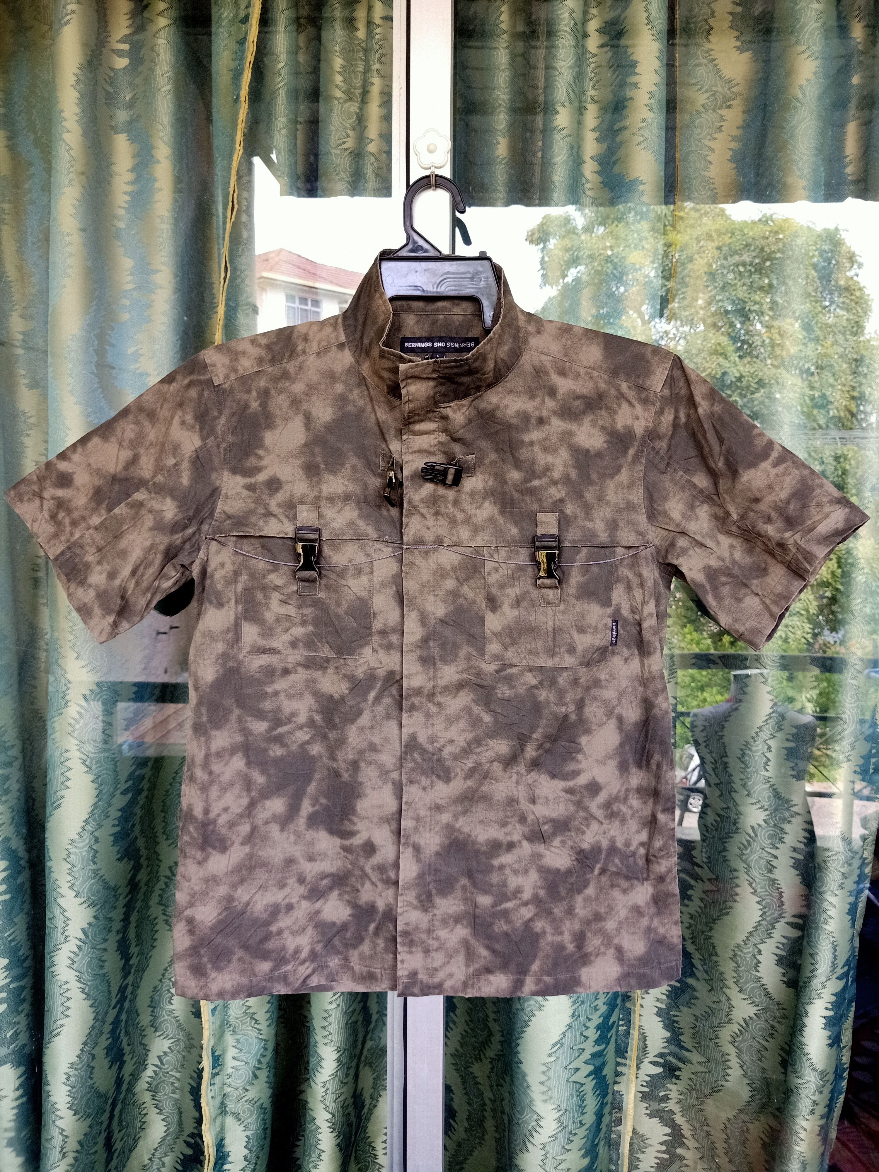 Designer - Camo Berning-sho Military style Shirt - 1