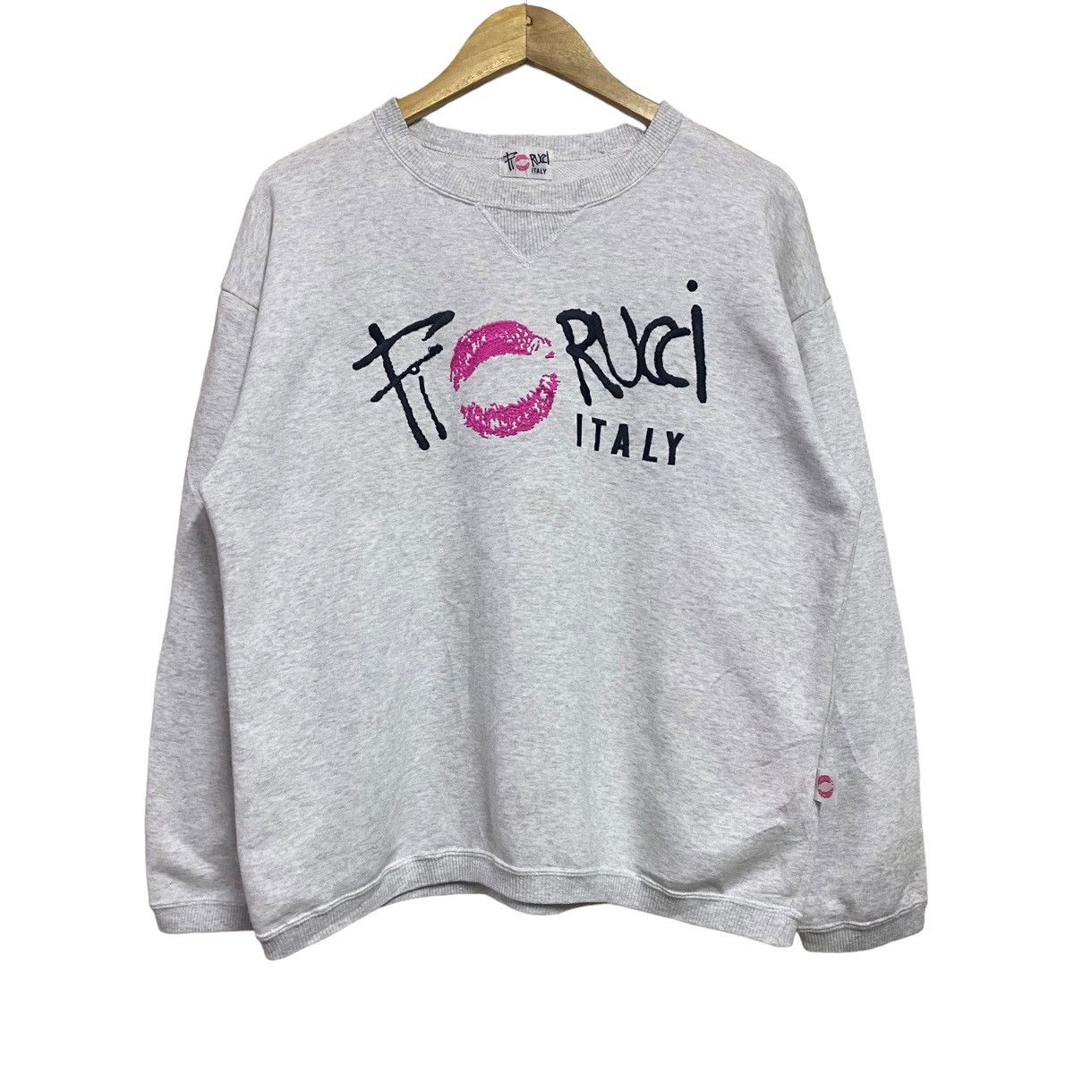 Fiorucci Lips Sweatshirt Embroidery - 1