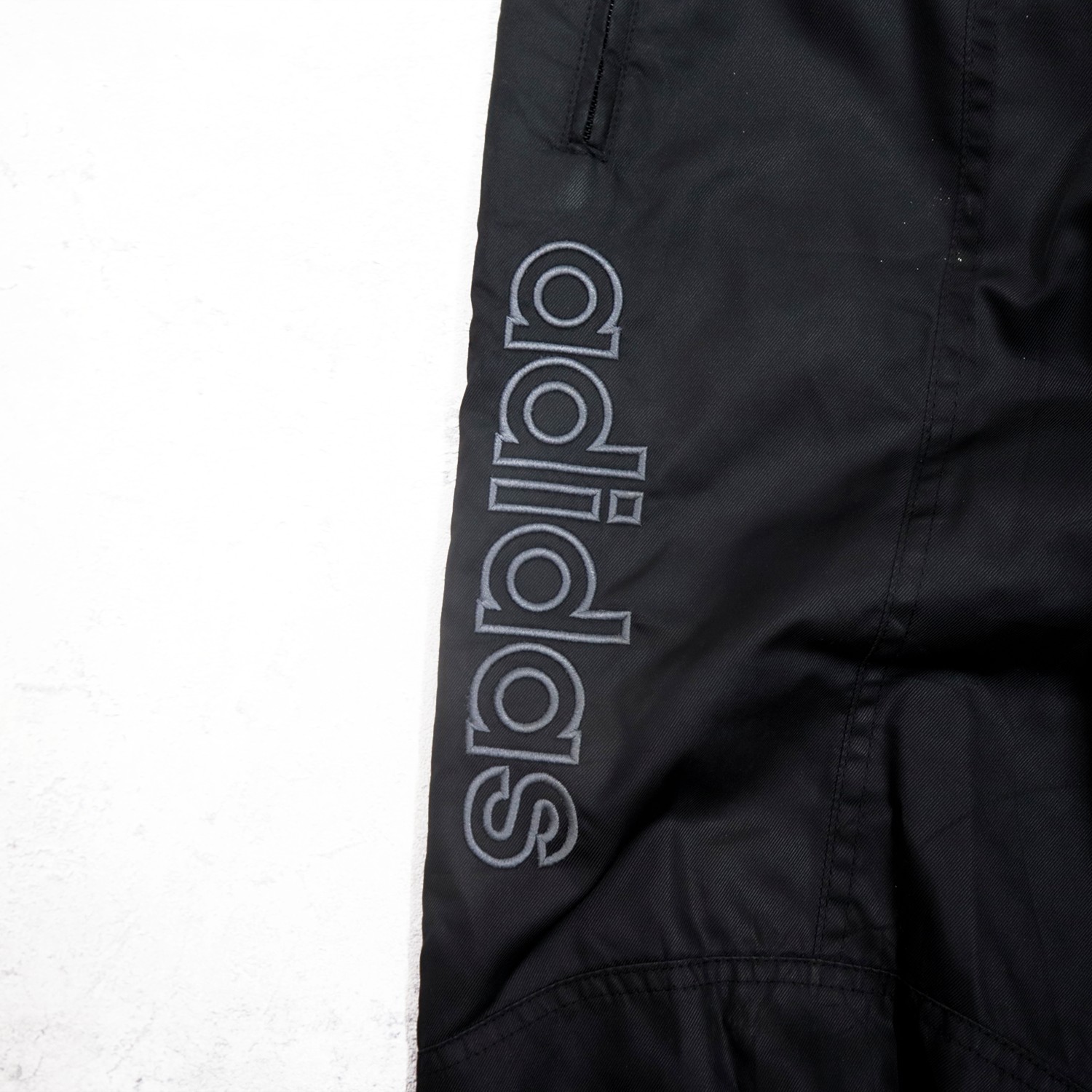 Vintage 90s ADIDAS Japan Descente Big Logo Embroidered Long Sweatpants  - 3