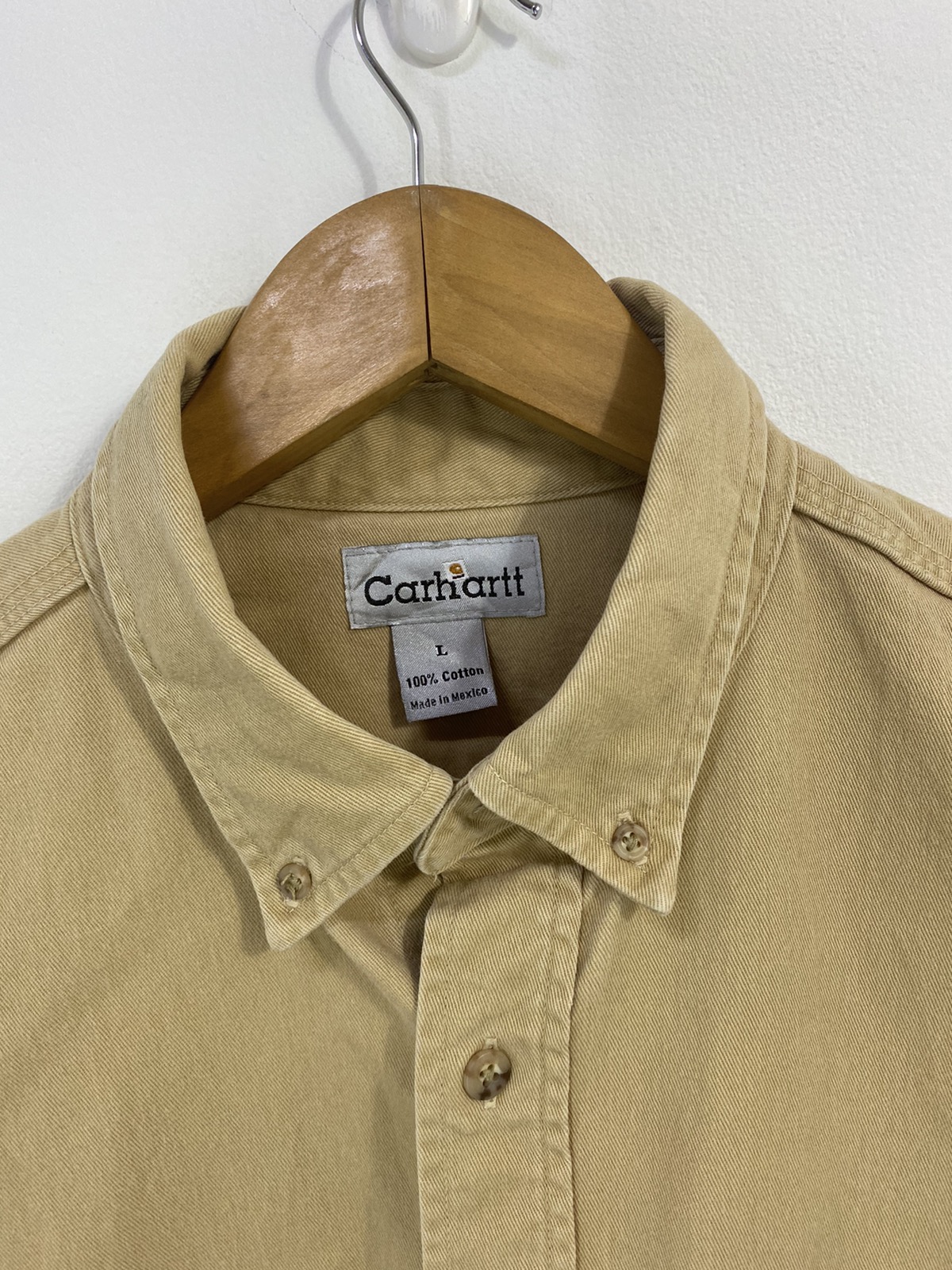 Carhartt Solid Botton Up Shirt Double Pocket Design - 3