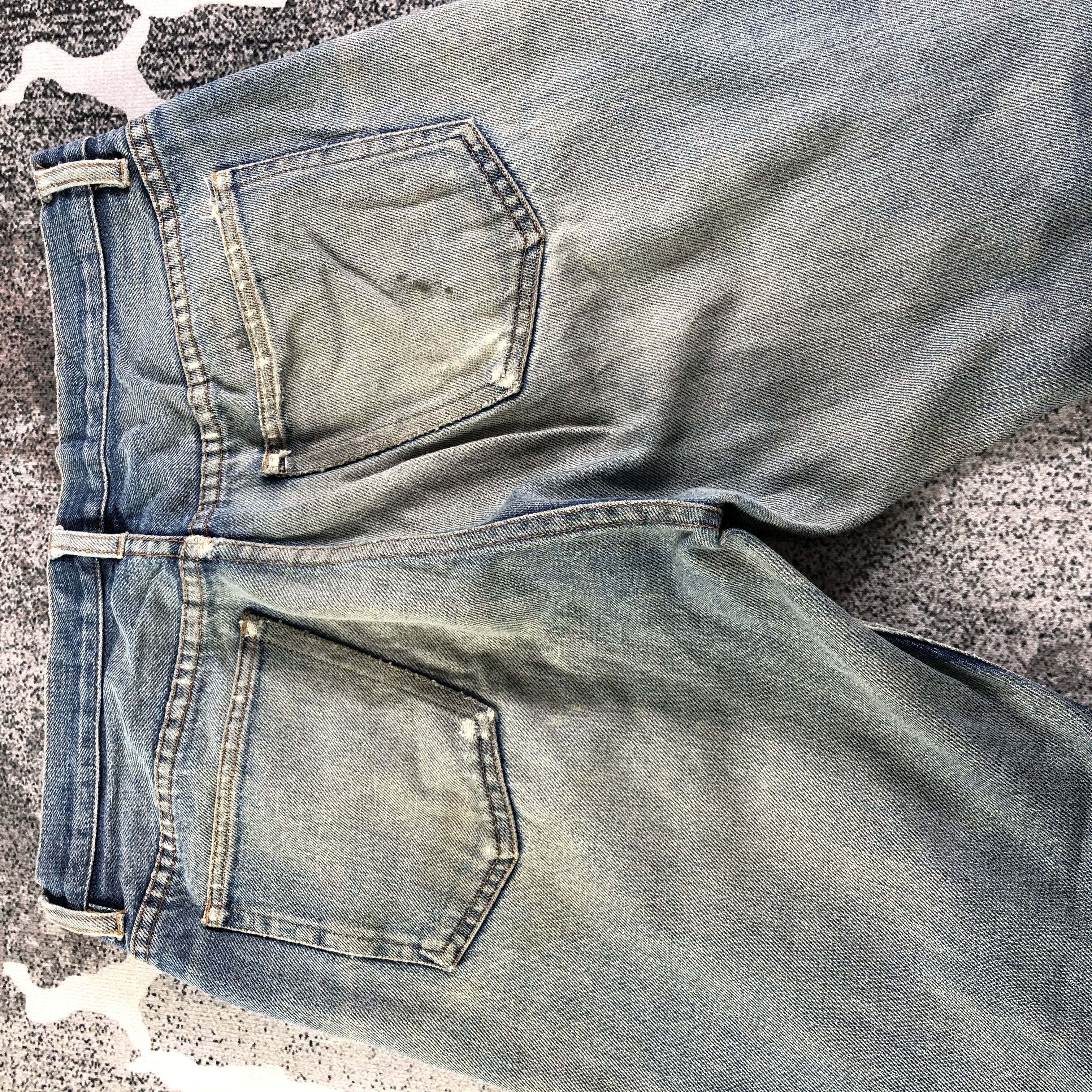 Vintage APC Selvedge Jeans Distressed Denim KJ2329 - 5