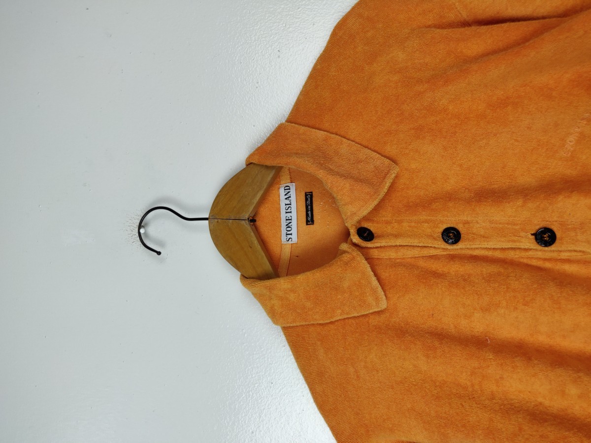 SS97 Orange Cotton Polo Shirt Tops - 2