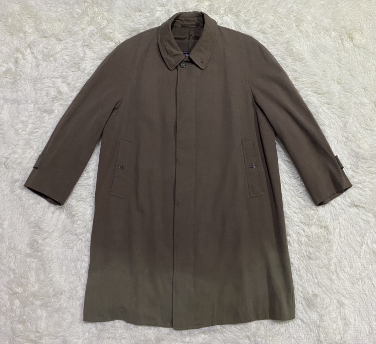 Burberry Long Coat Jacket Faded Style Made in England - 4