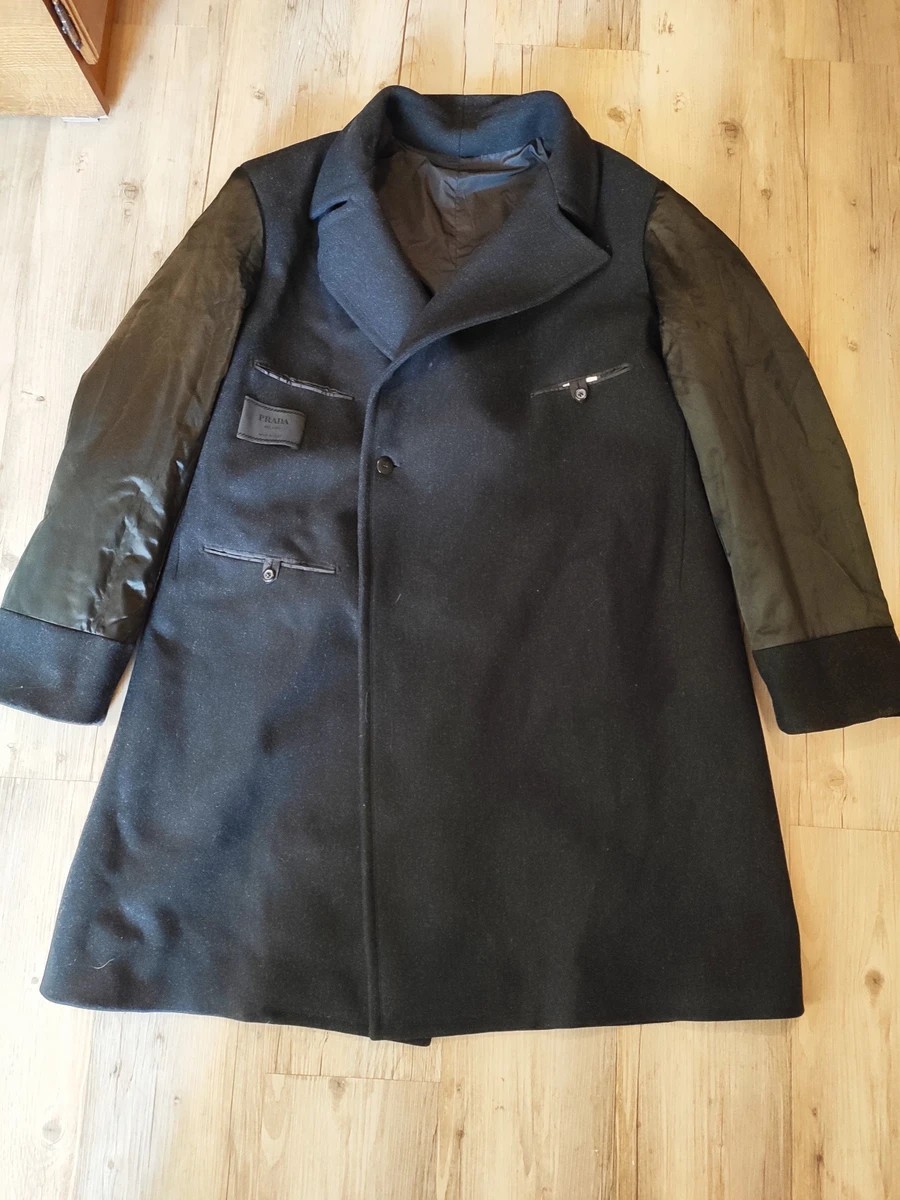 GRAIL! Reversible wool & nylon coat.Like Saint Laurent - 2