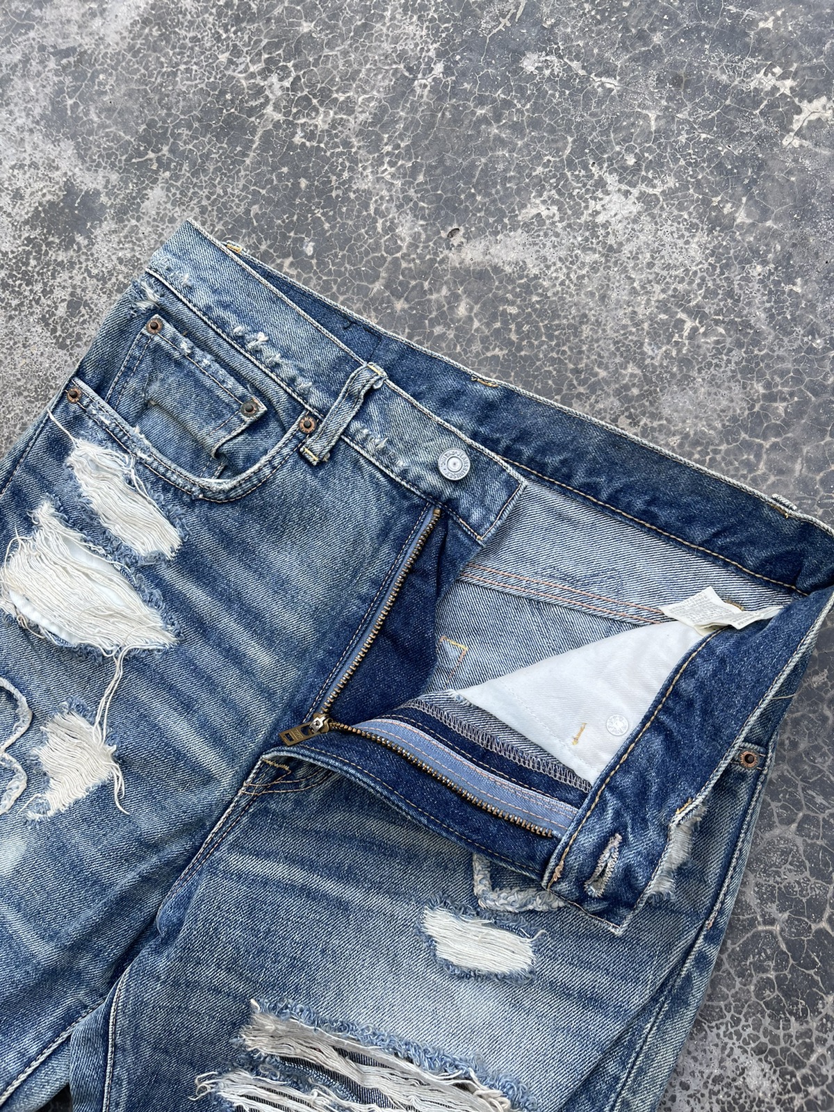 Distressed Denim - Usizex RNA awesome rugged grunge distressed denim - 6