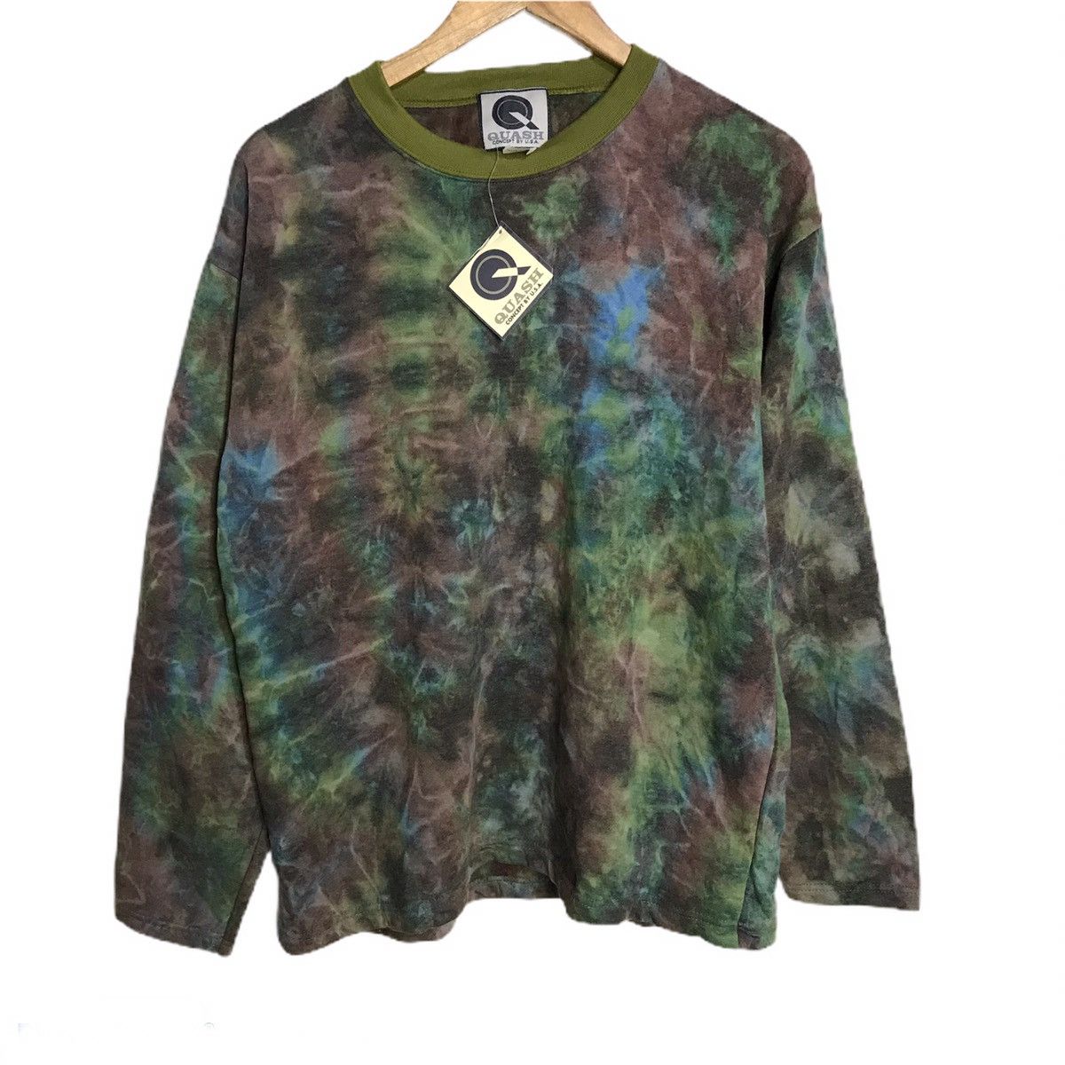 Japanese Brand - Quash new concept by usa tie dyed crewneck - 1