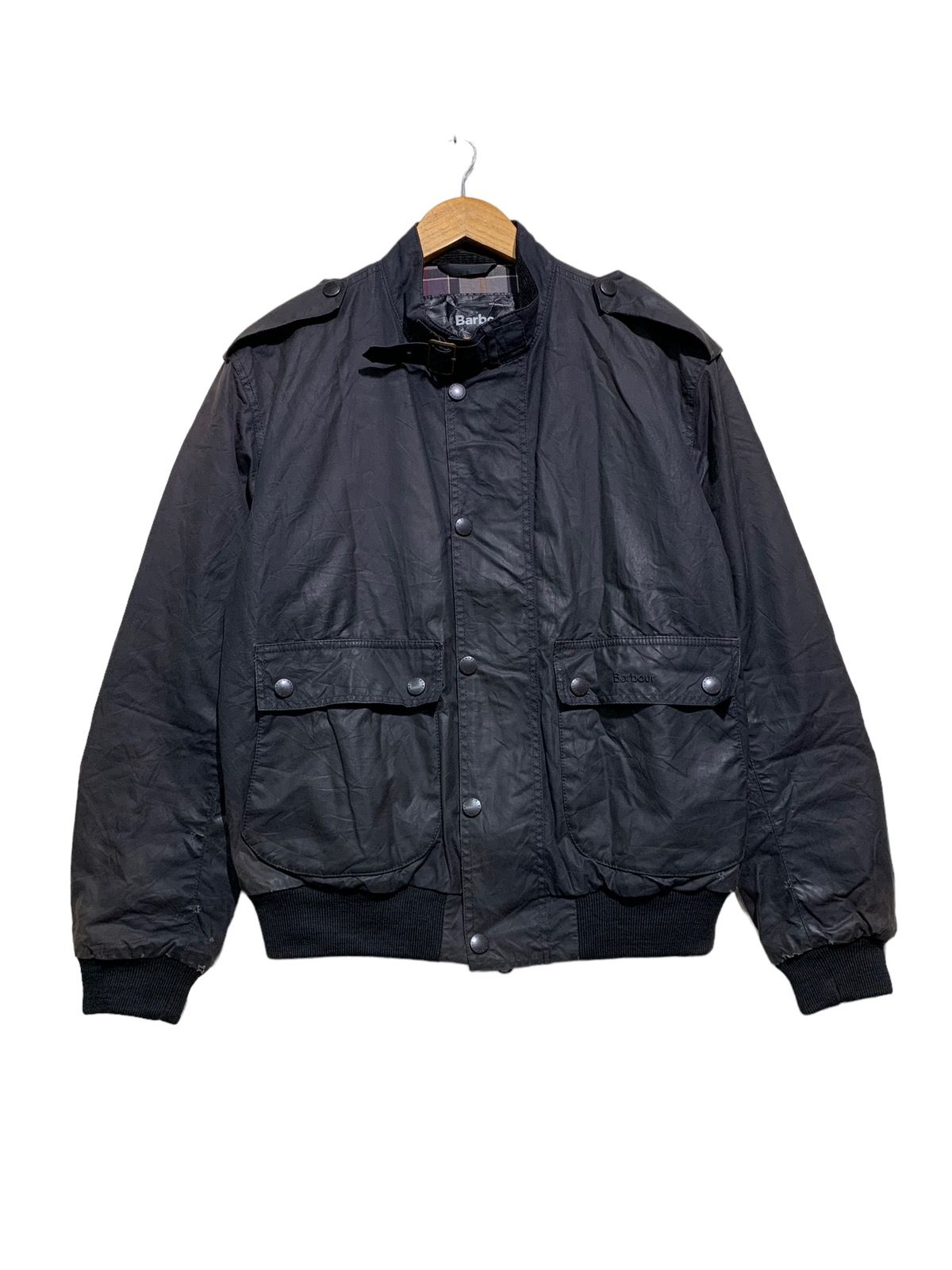🔥BARBOUR INTERNATIONAL WAXED BOMBER JACKETS - 1