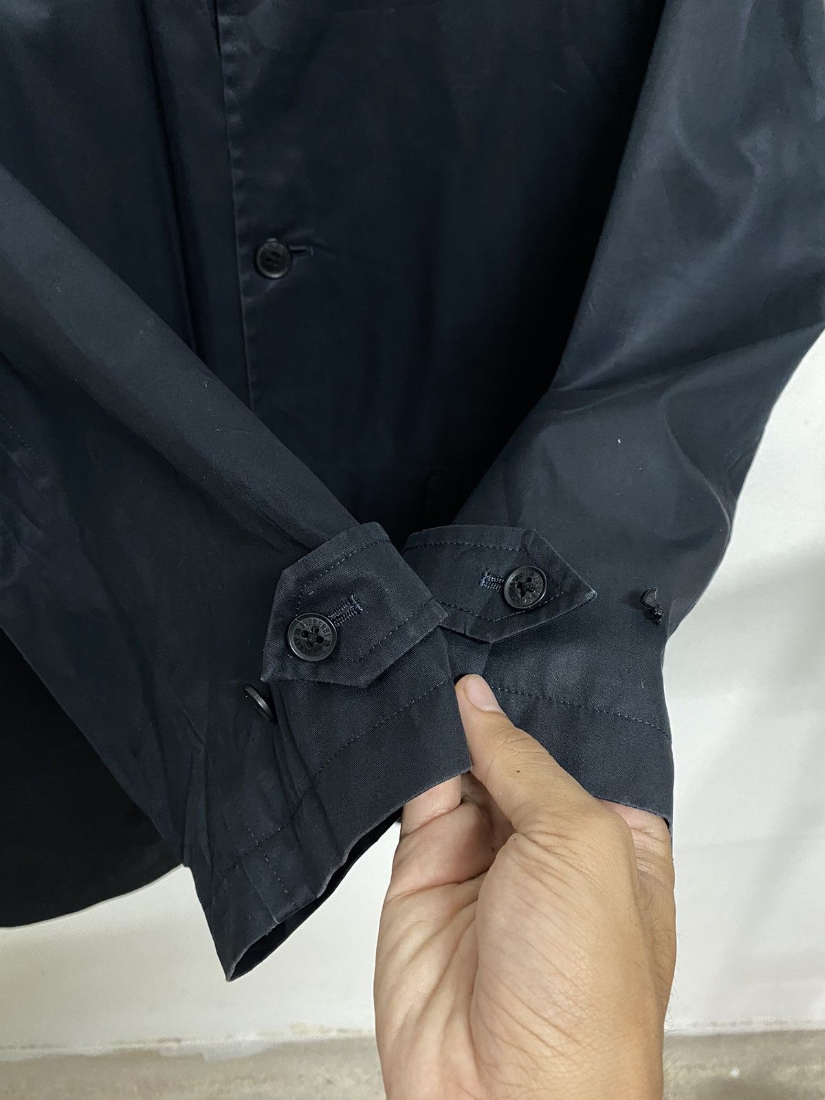 Burberry Black Label Single Breasted Trench Coat Jacket - 4