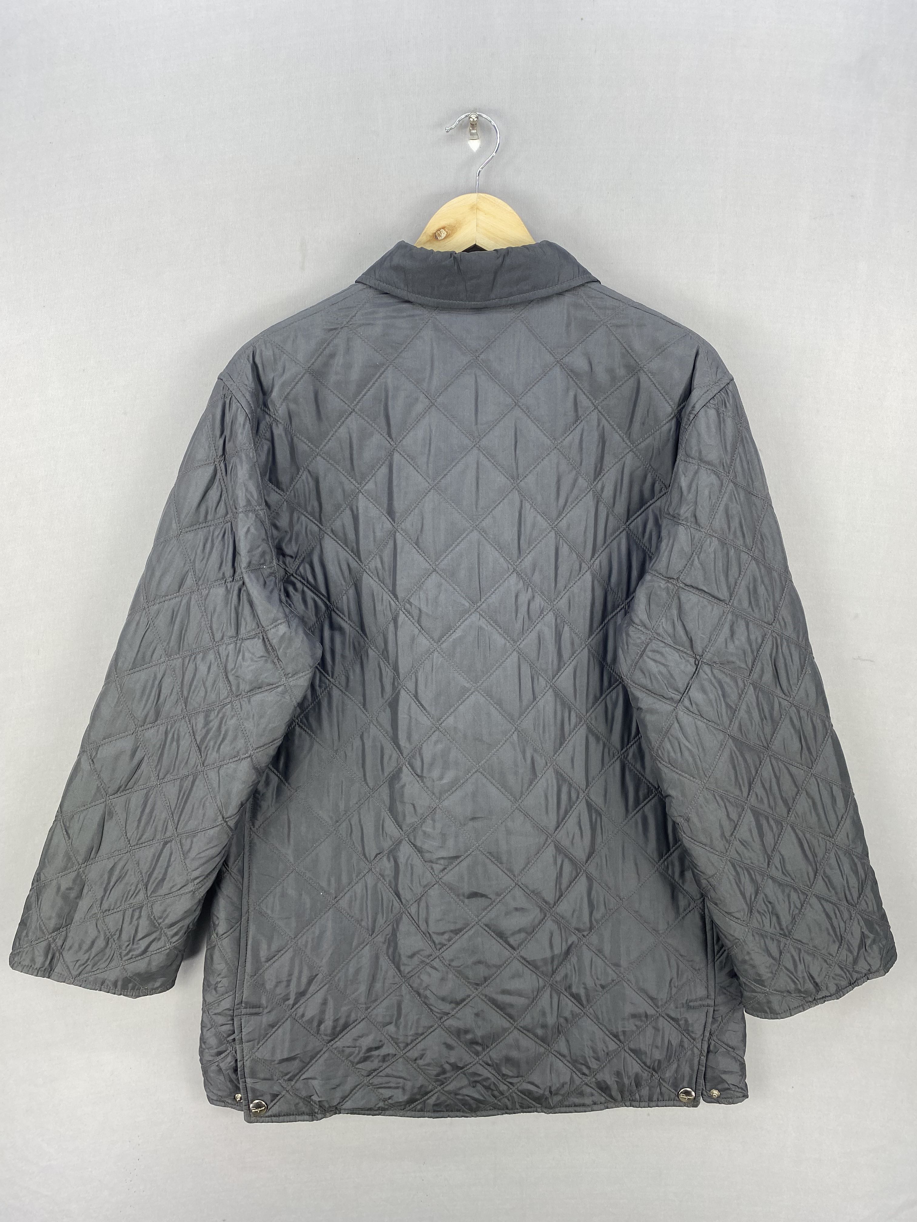 Salvatore Ferragamo Quilted Nylon Snap Button Jacket - 4