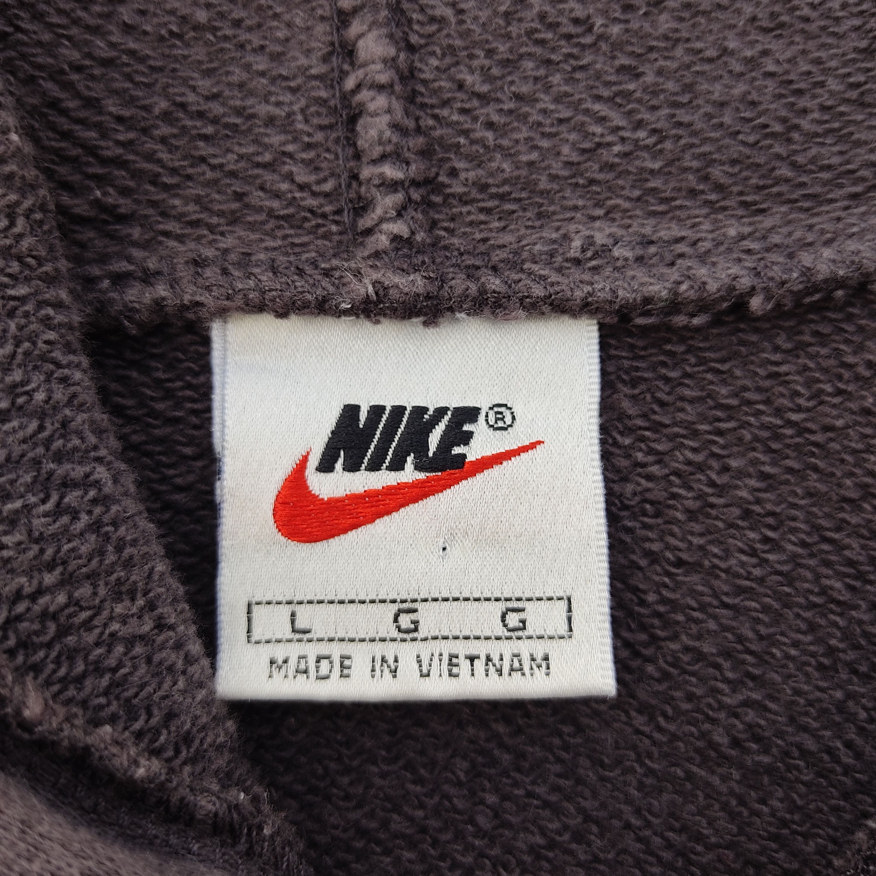 NEED GONE ❗Vtg 80s Nike Spell Out Hoodie Sweatshirt - 7