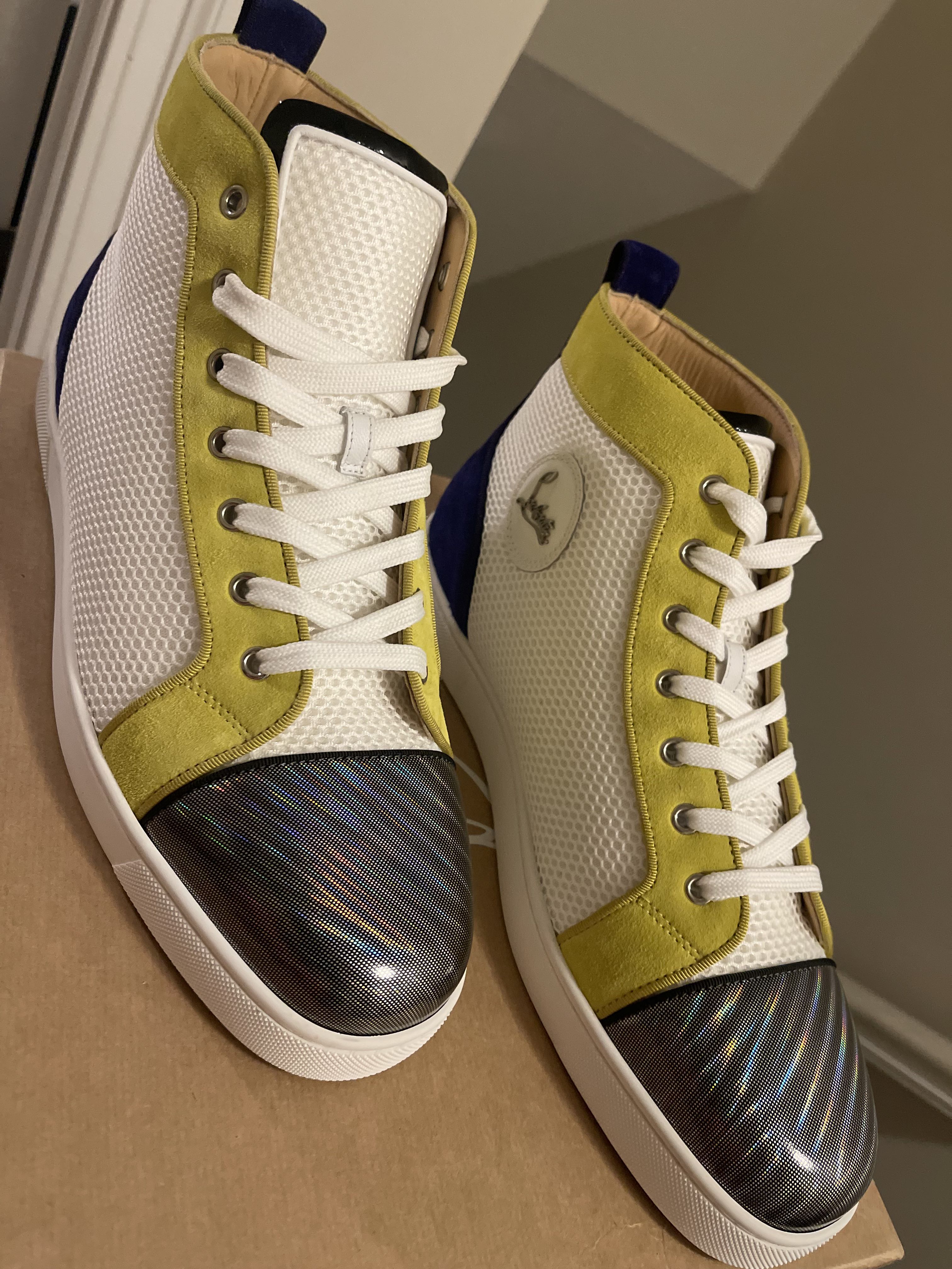 Christian Louboutin Louis Orlato High-Top Sneakers | mbotch  display picture 2