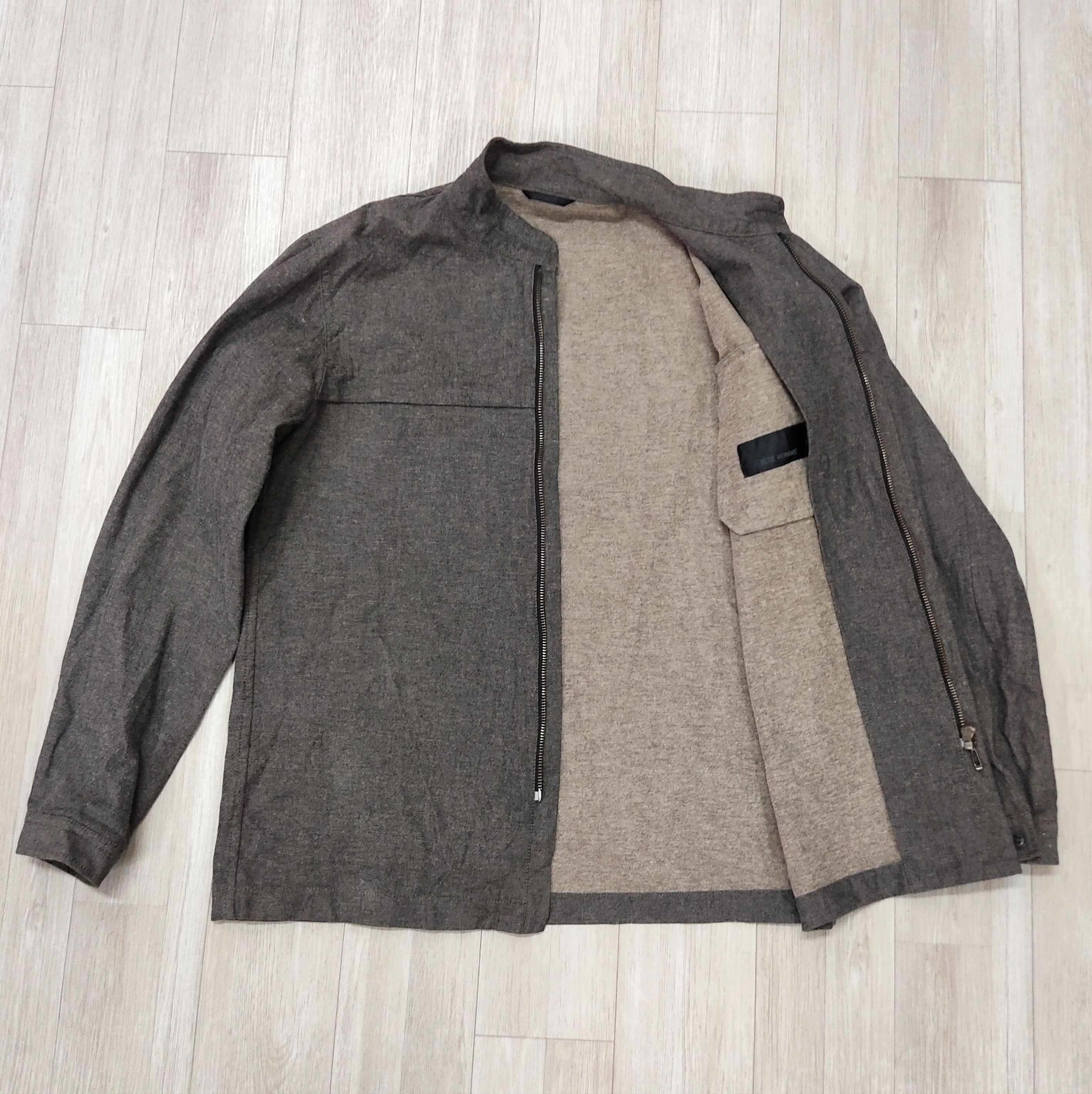 Japanese Brand - TÊTE HOMME Casual Cotton Zipper Jacket - 9