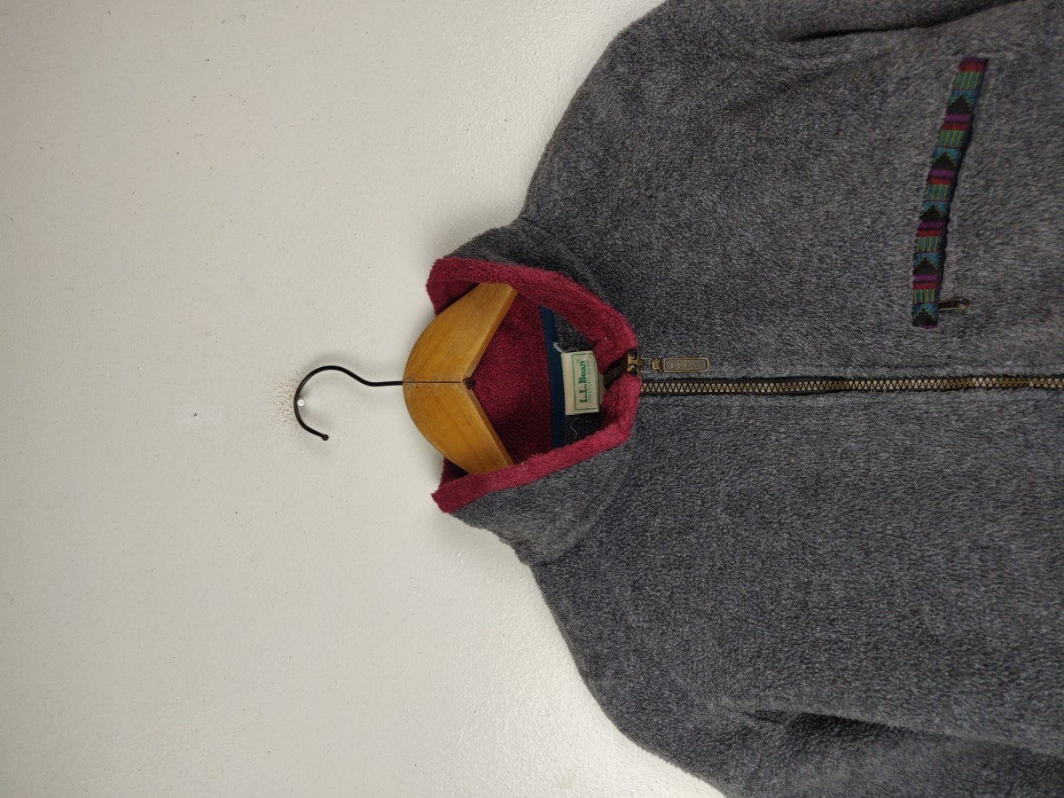 L.L. Bean - L. L. Bean Fleece Sweater Pullover Jacket - 3
