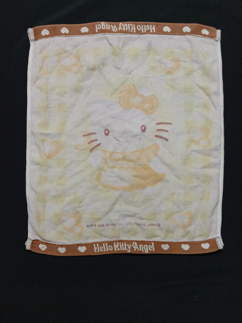 Rare - Hello Kitty Baby Handkerchief Hello Kitty Angel - 1