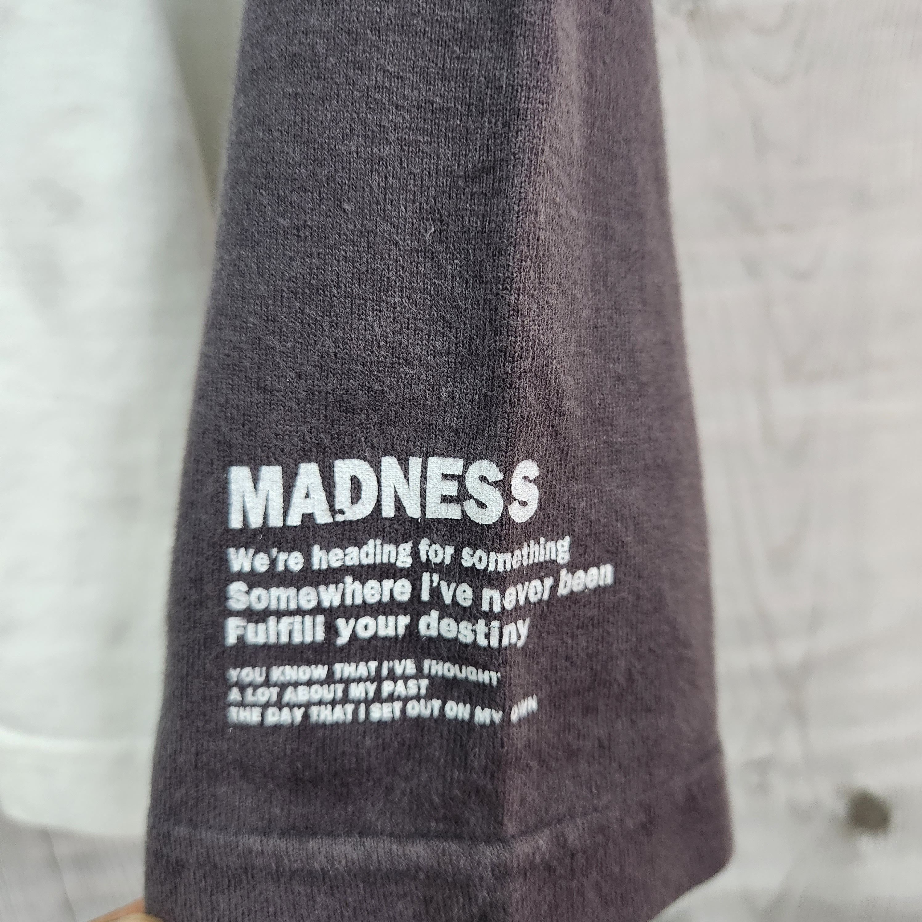 Japanese Brand - Madness Japan Long Sleeves Hooded Double Sleeves - 12