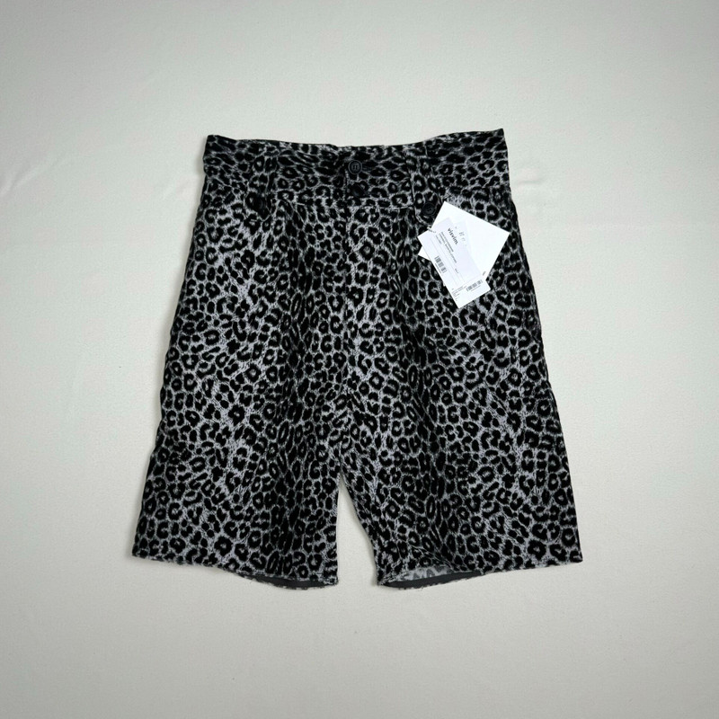 VISVIM 23ss Coronel Shorts Leopard Corduroy Leopard Print Shorts - 1