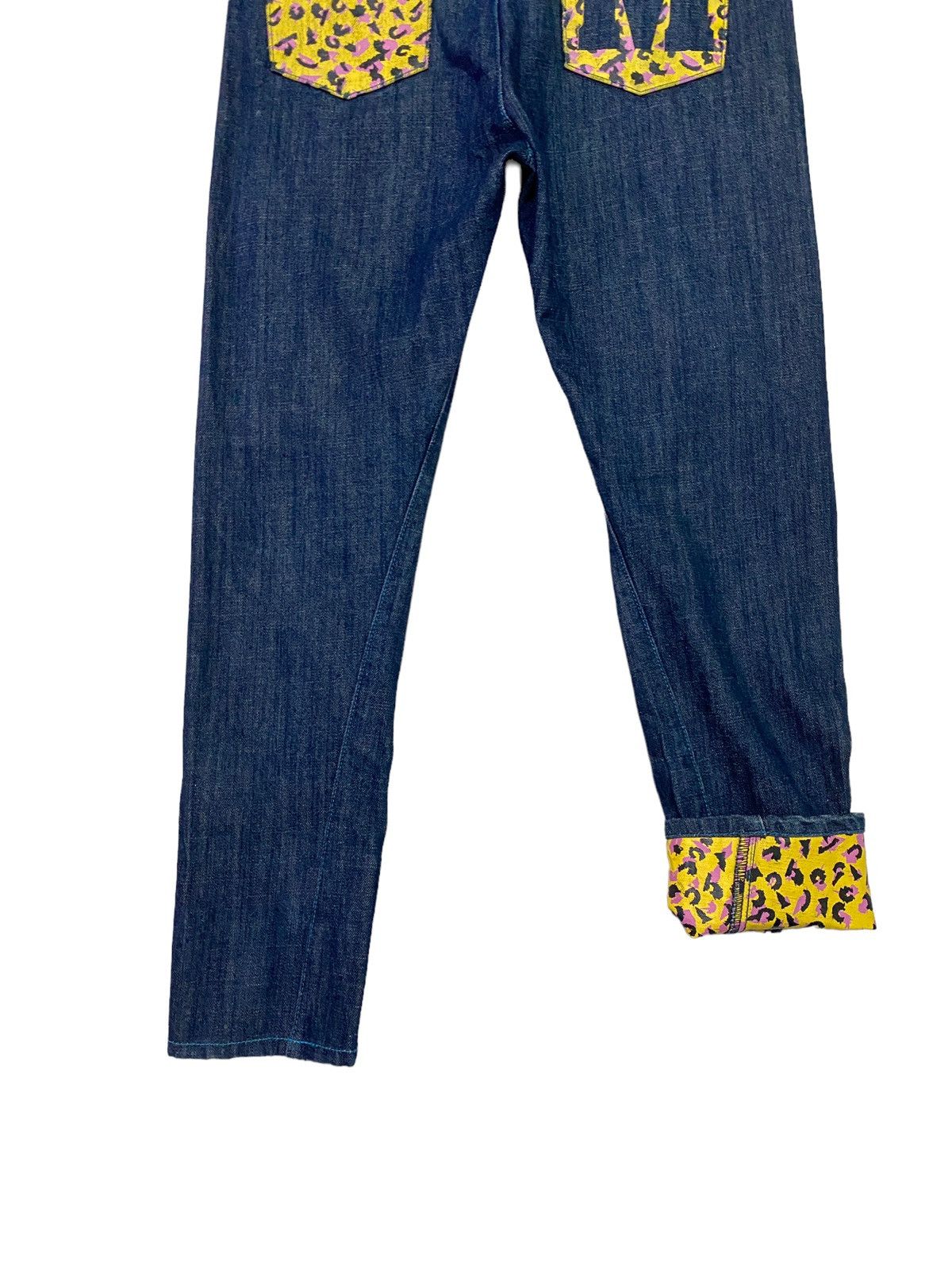 Vintage CLASH!! MPLQ Daicock Printed Denim Jeans S45k - 4